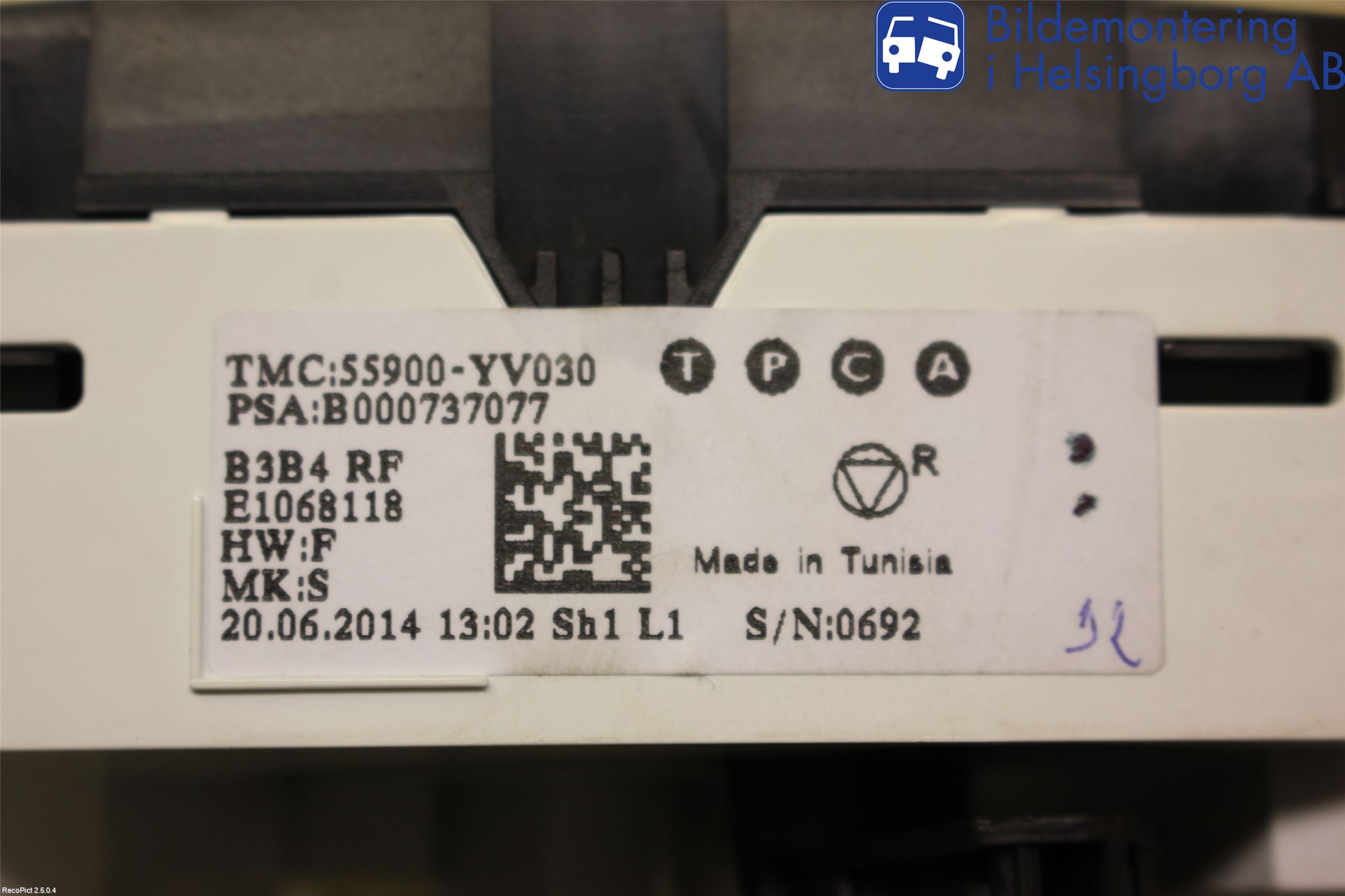 Peugeot 108 15-22 Varmeapparat Panel(Regulering)