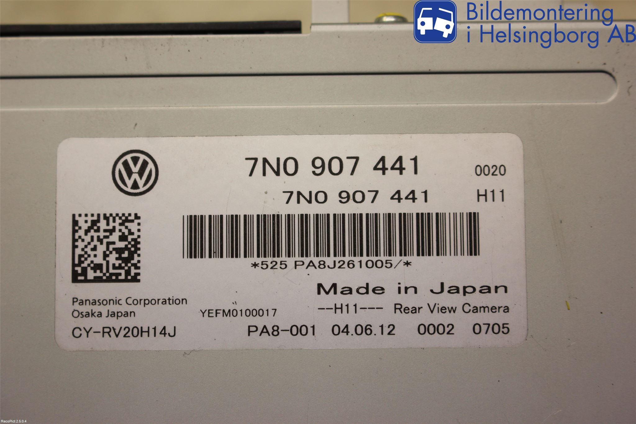 Volkswagen VW SHARAN 11- Styreenhet Parkering
