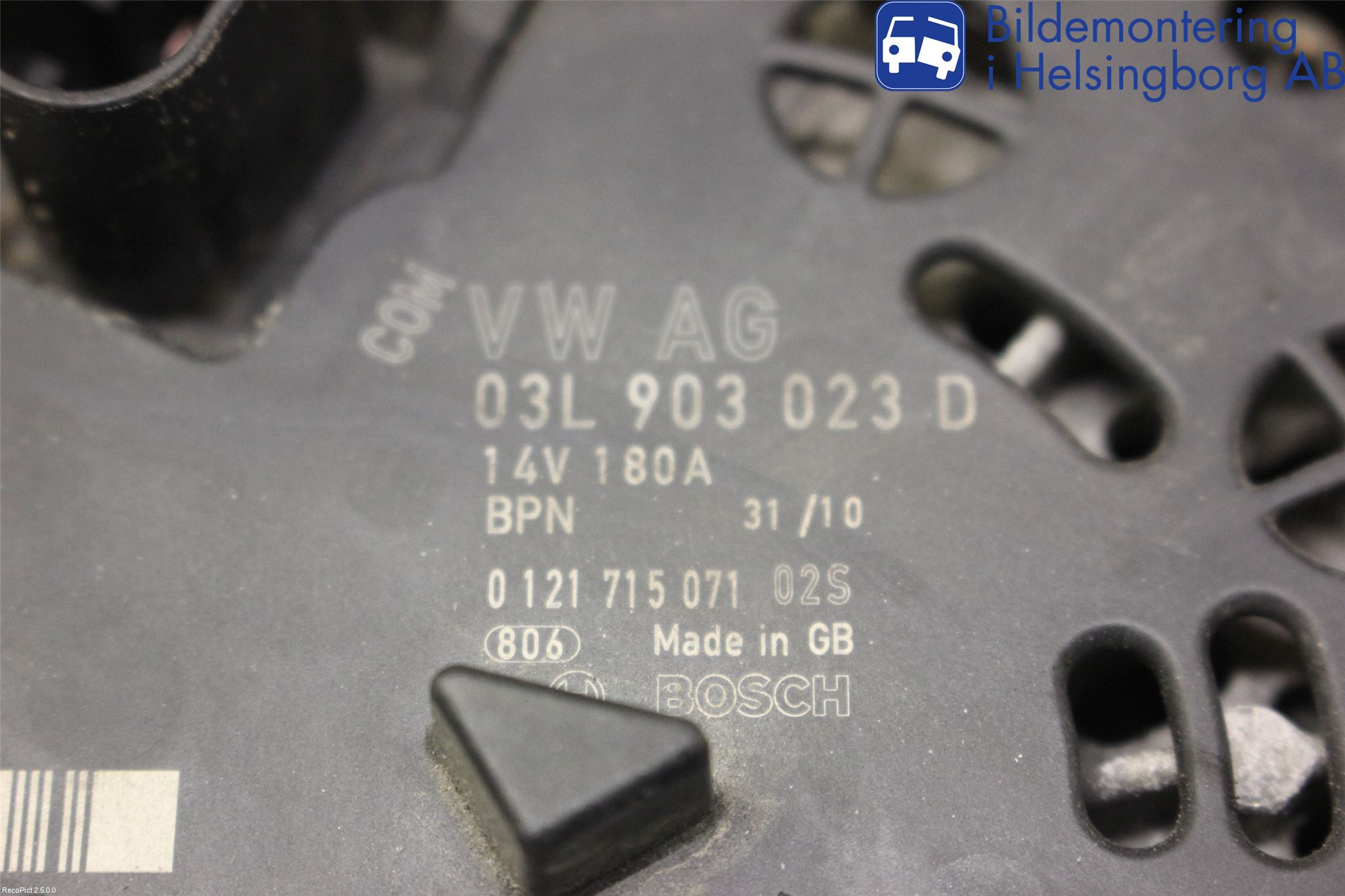 Volkswagen VW PASSAT 05-11 Dynamo