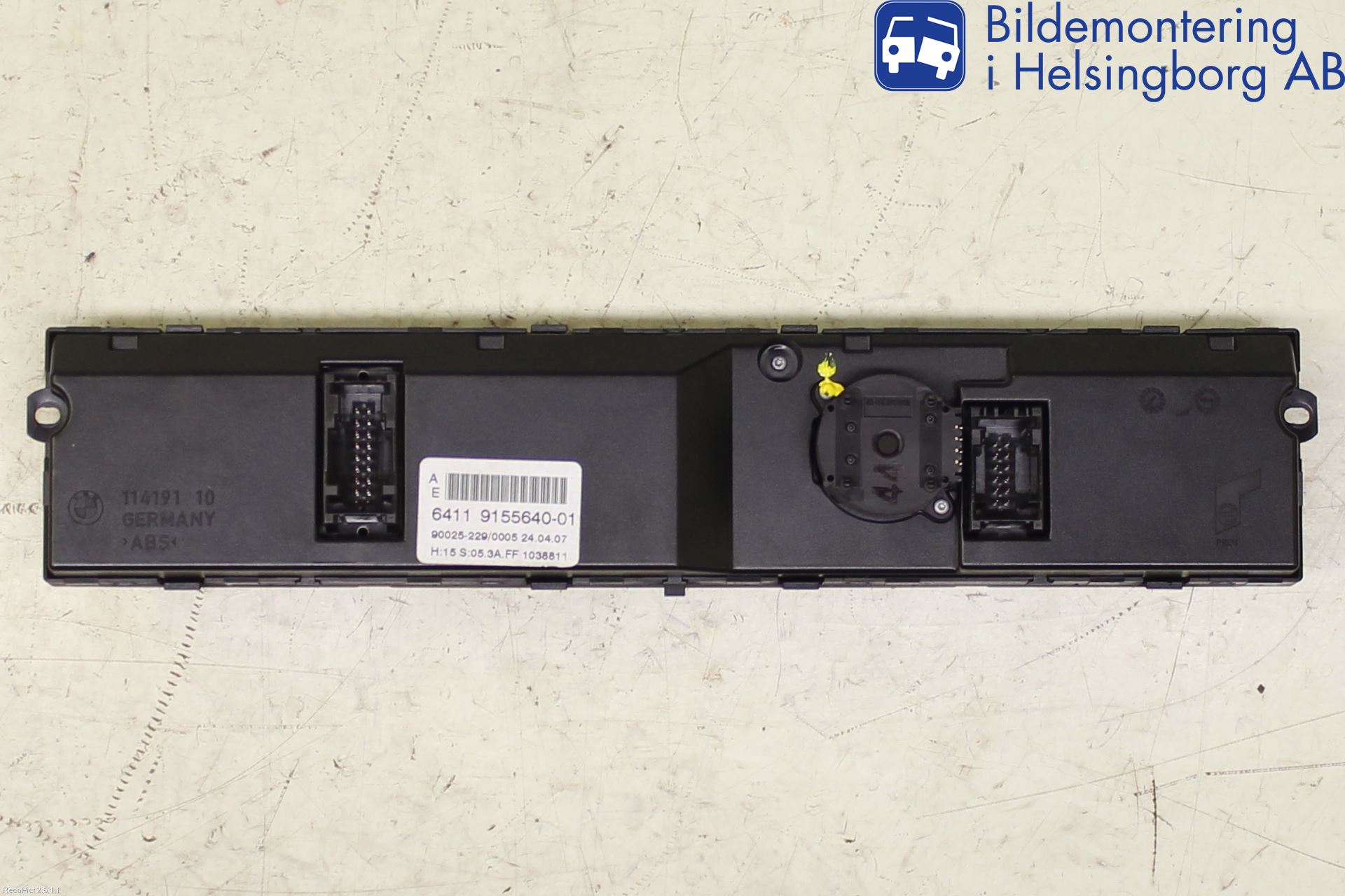 BMW 5 E60/61 Sed/Tou 02-10 Varme Ac Betjening-Display