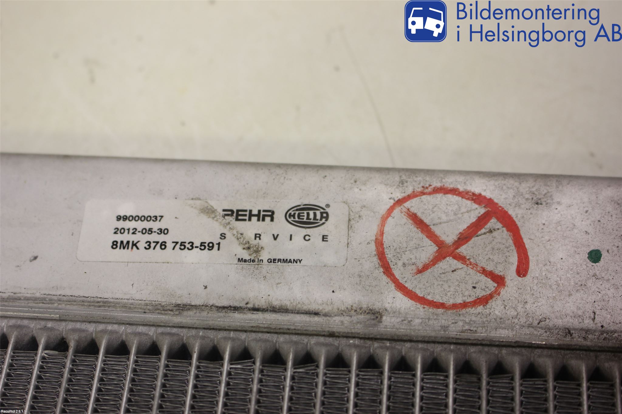 BMW 5 E60/61 Sed/Tou 02-10 Radiator Manuell