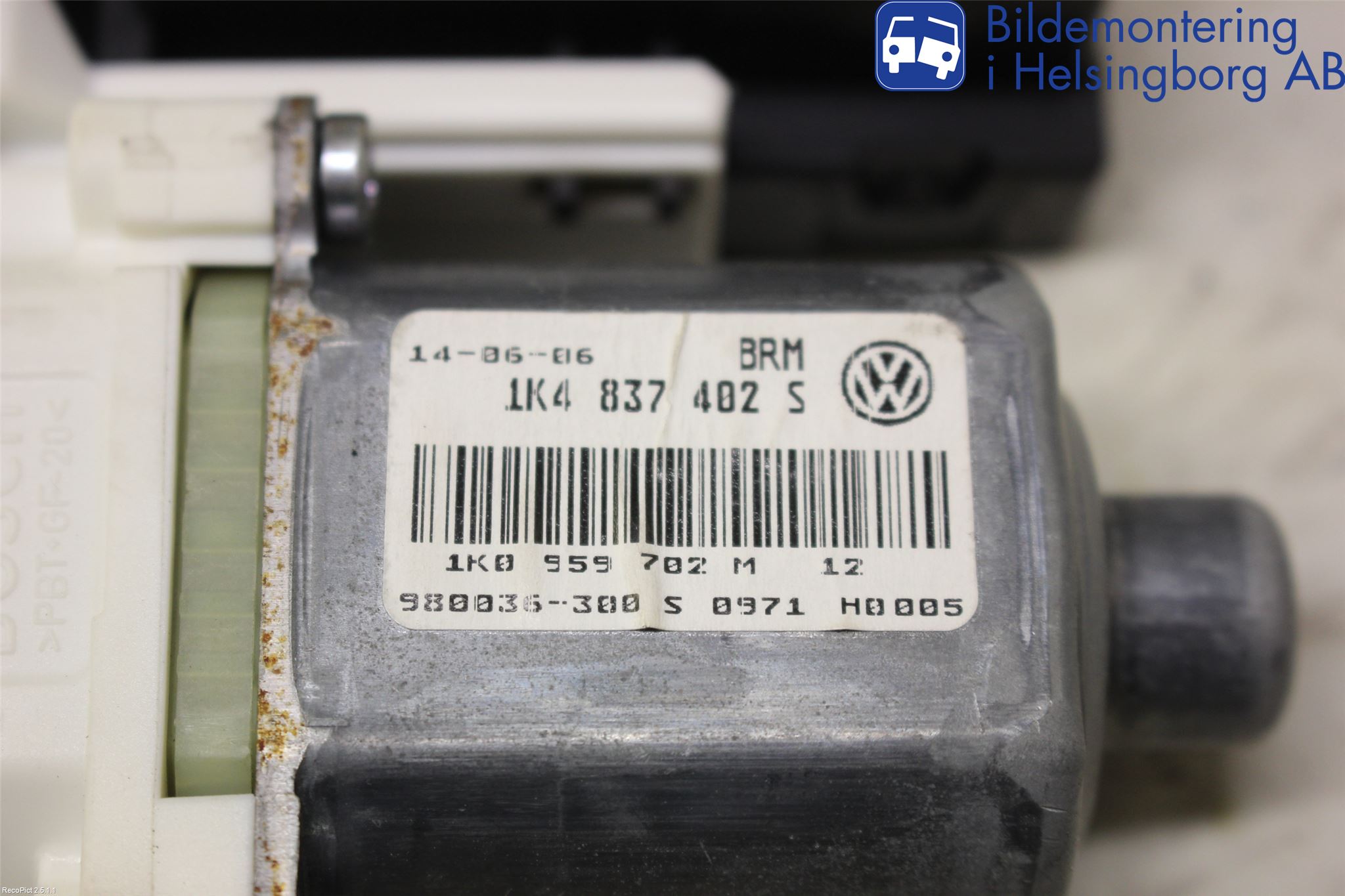 Volkswagen VW GOLF V 04-09 Vindusheismotor