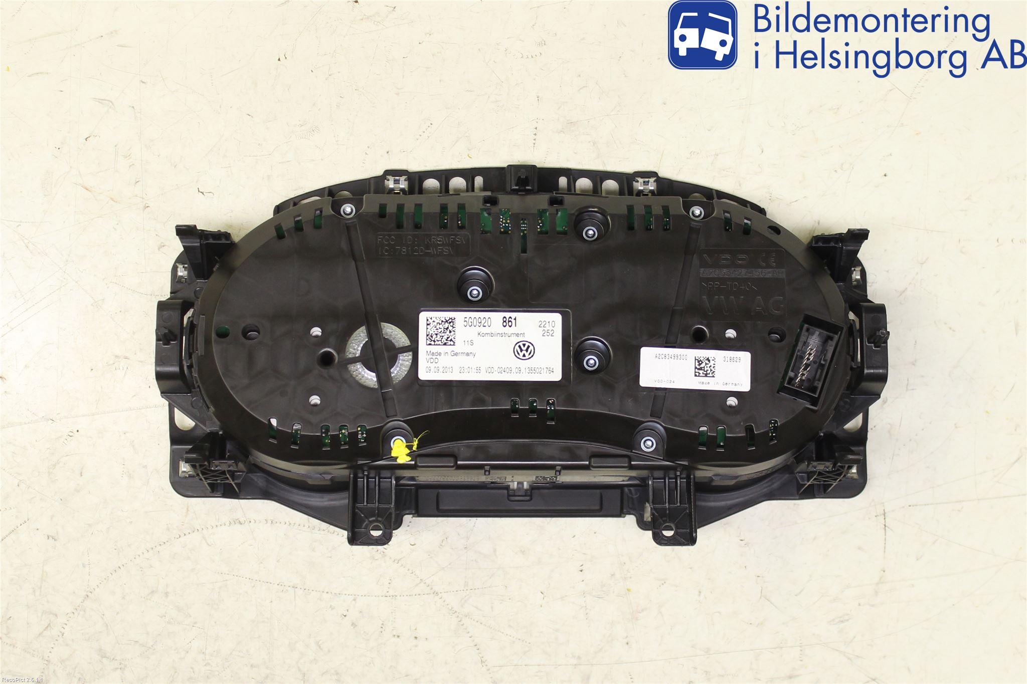 Volkswagen VW GOLF / E-GOLF VII 13-20 Instr Kombinert