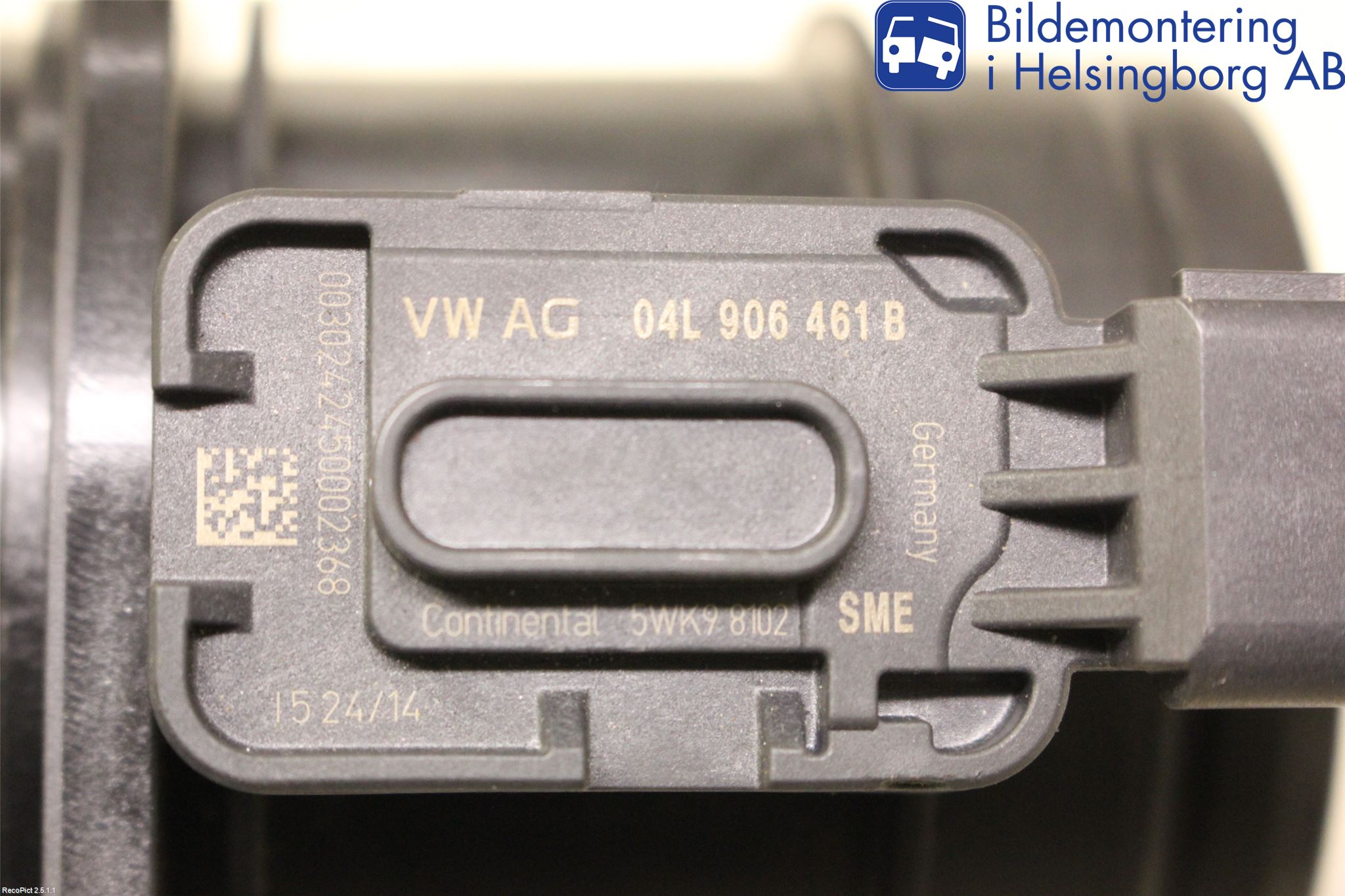 Volkswagen VW GOLF / E-GOLF VII 13-20 Inns Luftmassemåler