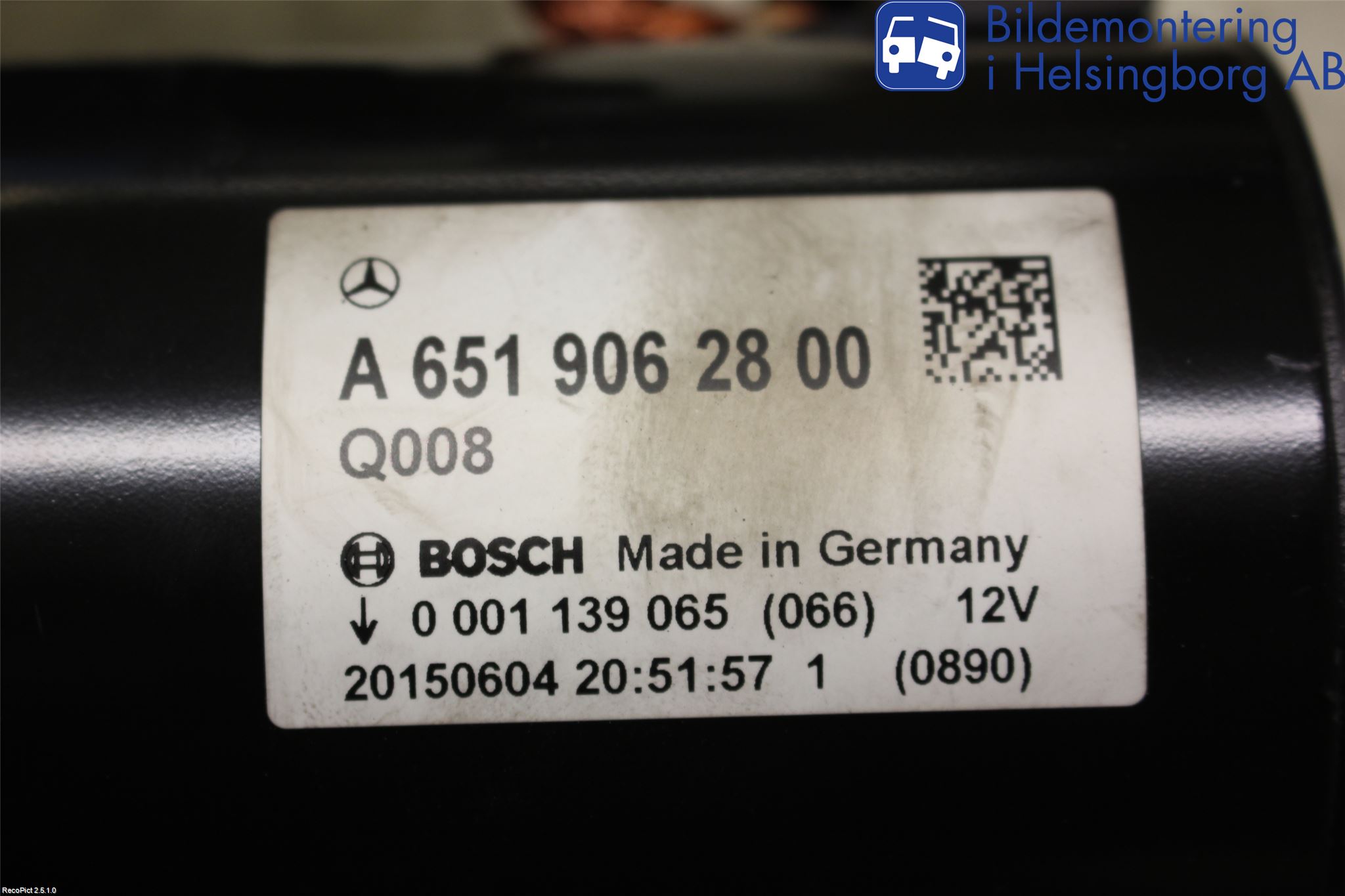 Mercedes-Benz MB C-KLASS (W205) 14-21 Startmotor Diesel