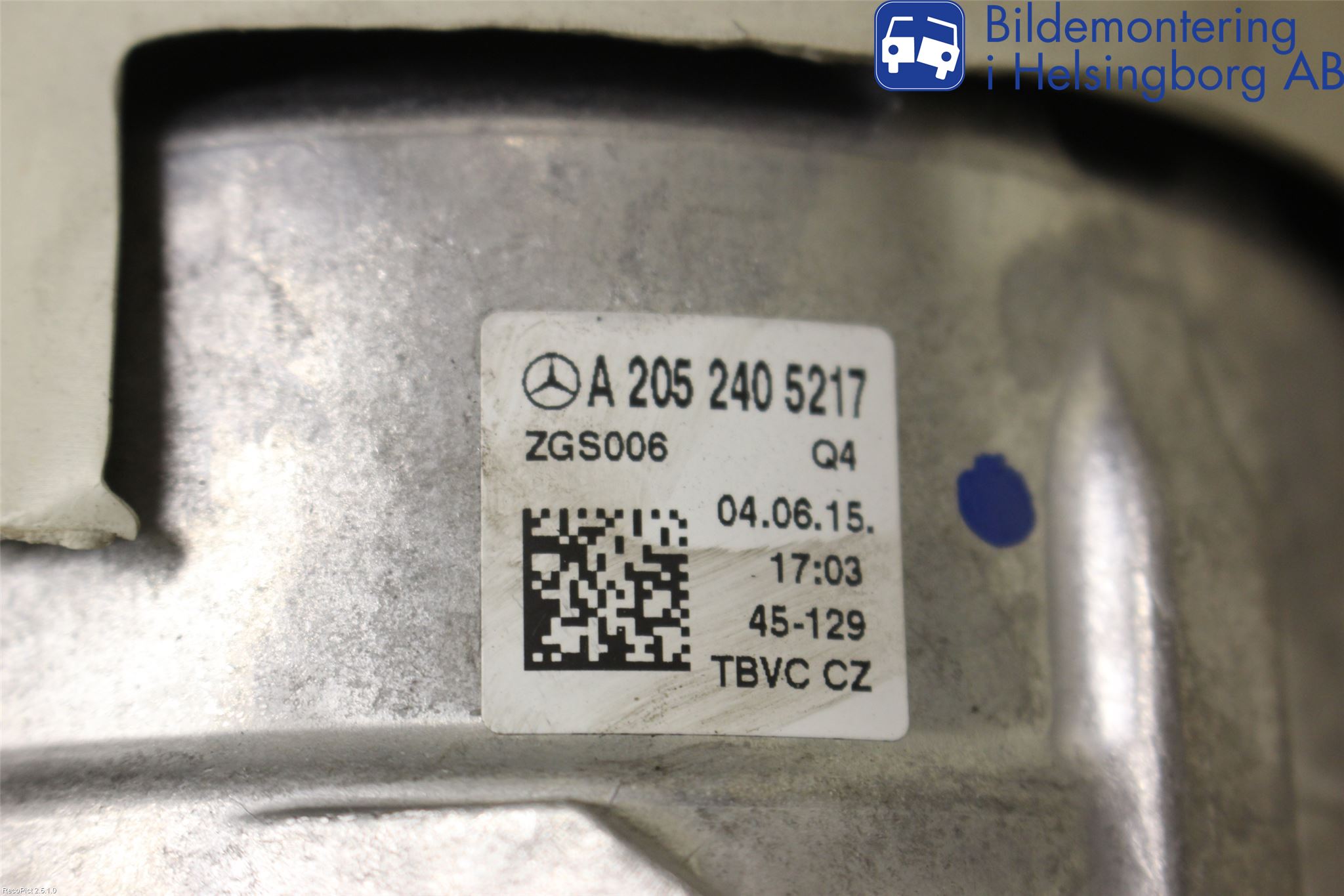 Mercedes-Benz MB C-KLASS (W205) 14-21 Motor Feste Gummi