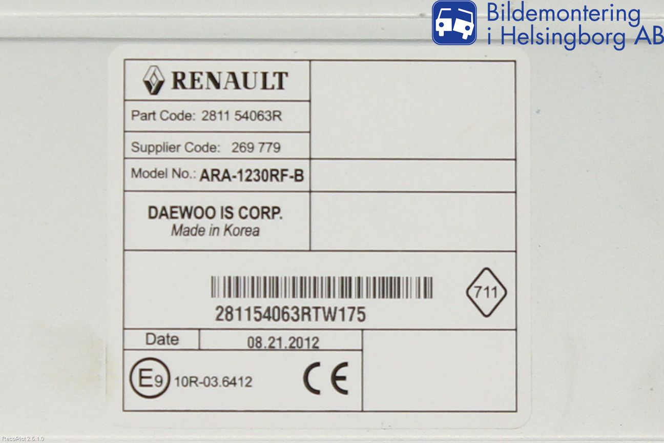 Mercedes-Benz MB CITAN (W415) 13-21 Stereo Radio Med Cd