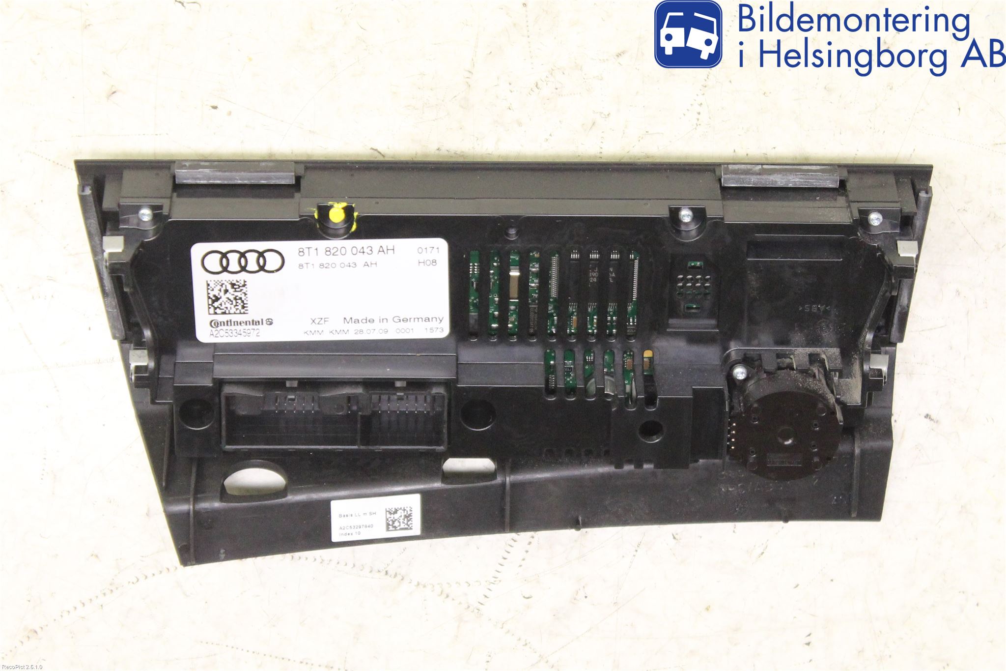 Audi A4/S4 08-11 Varme Ac Betjening-Display