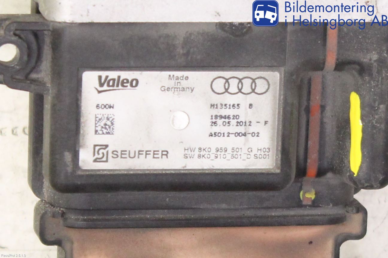 Audi A6/S6 4G 11-18 Rele Kjølevifte