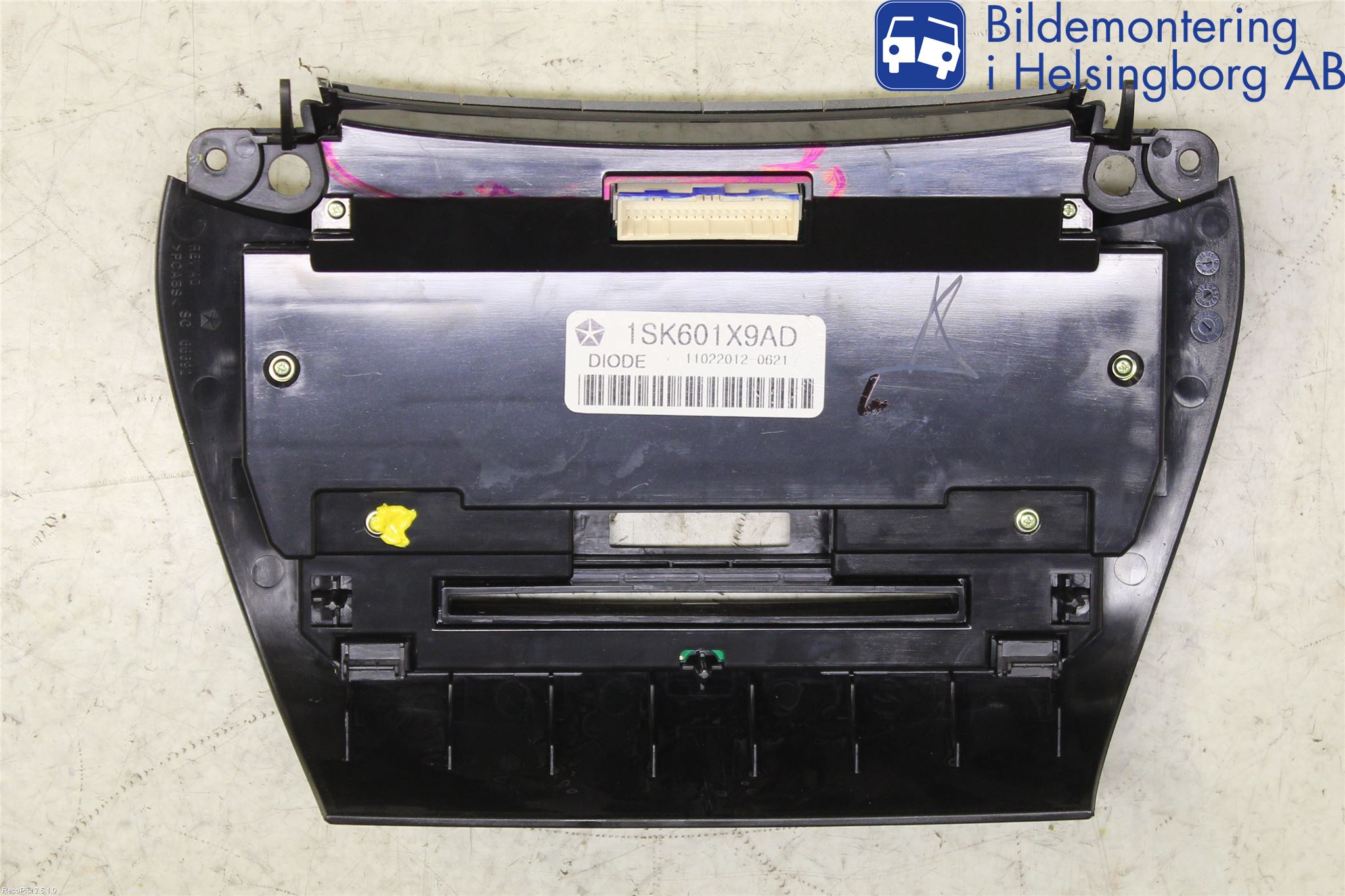Fiat FREEMONT Varme Ac Betjening-Display