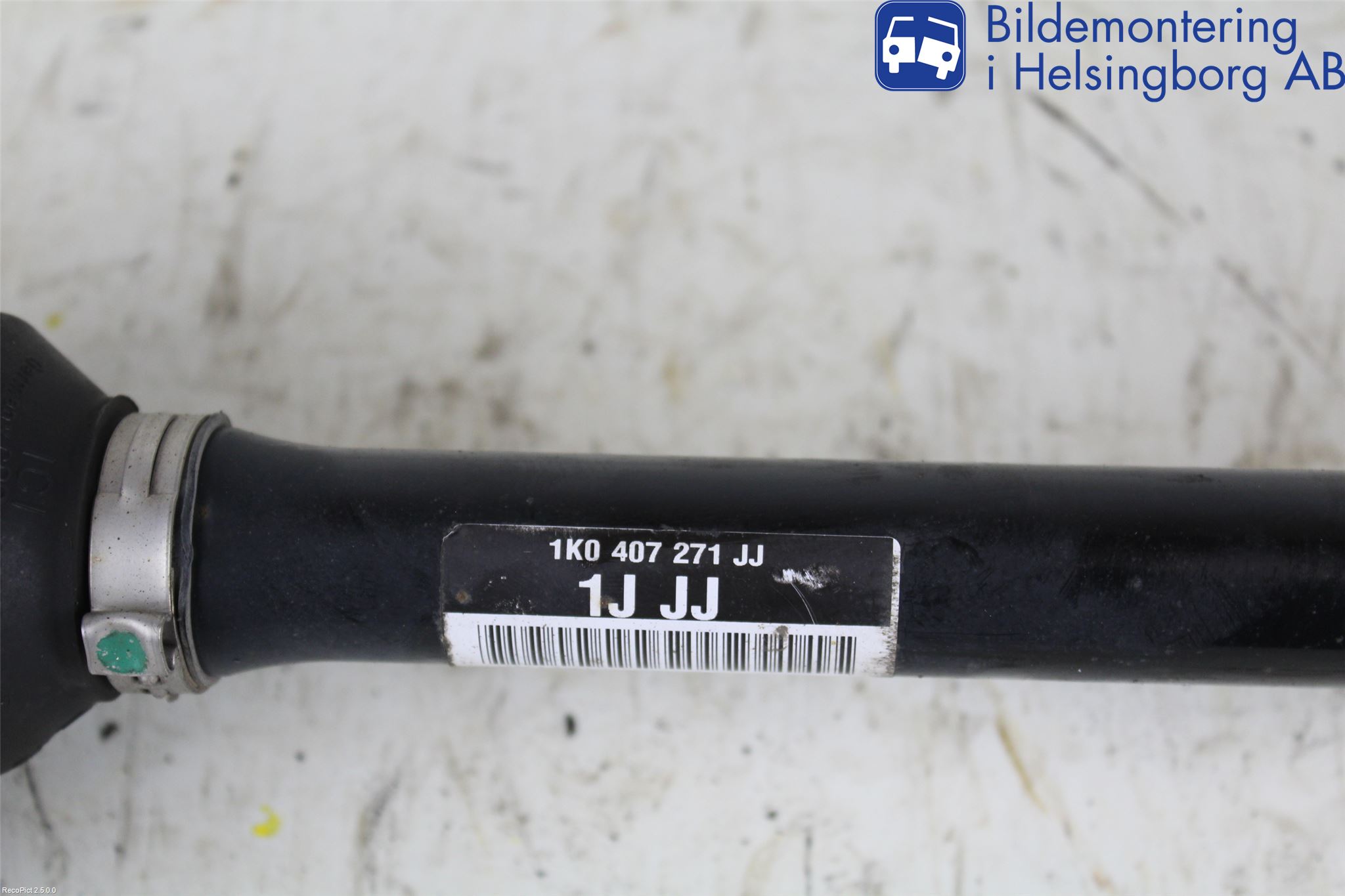 Volkswagen VW GOLF PLUS/CROSS GOLF 04-14 Drivaksel Foran Kompl Venstre