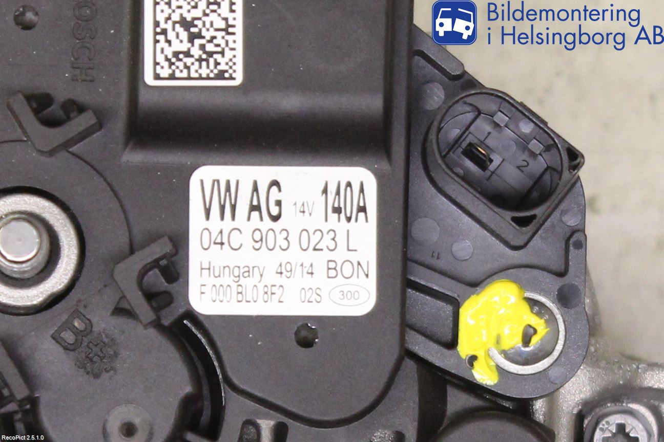 Volkswagen VW GOLF / E-GOLF VII 13-20 Dynamo