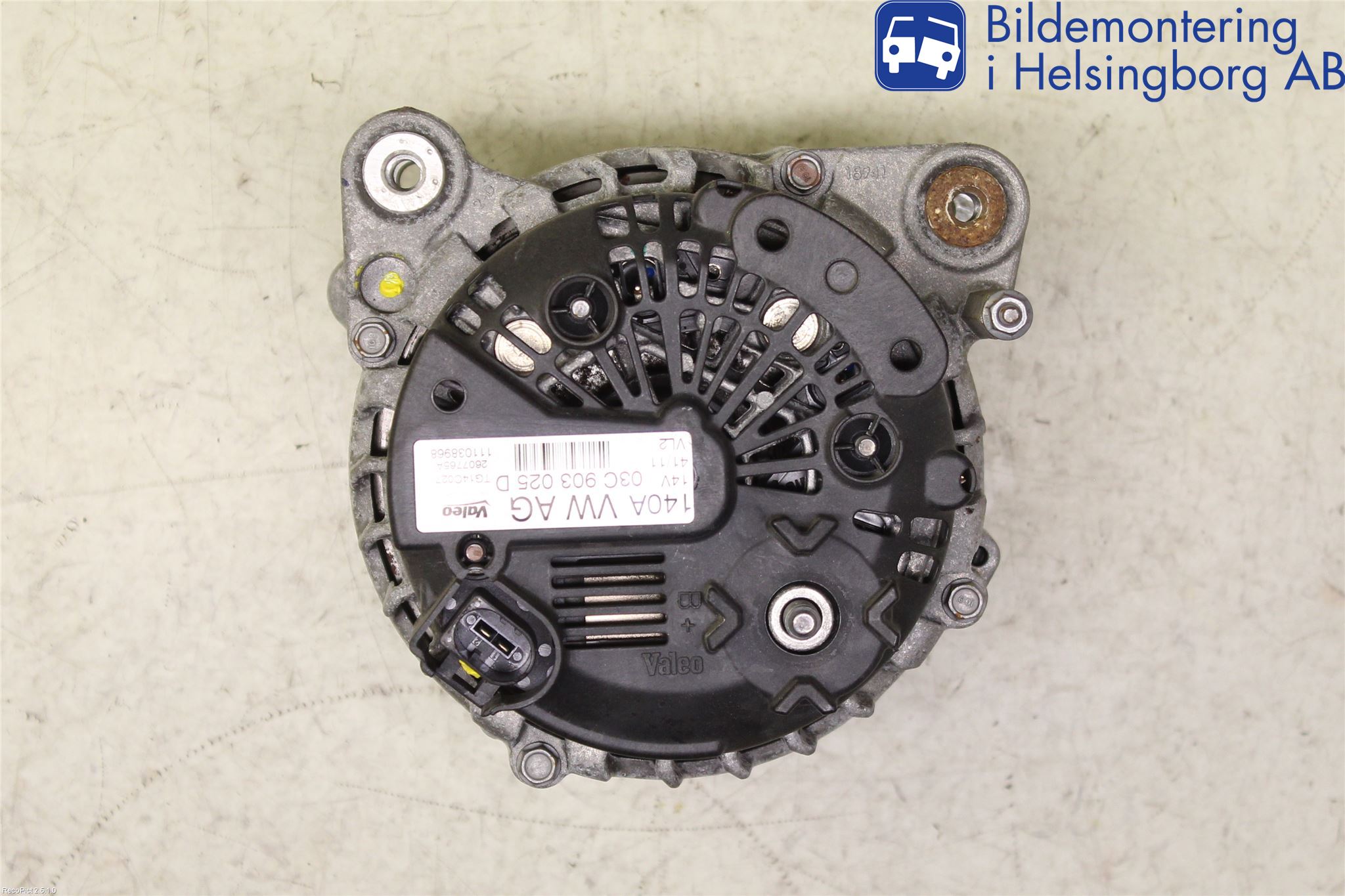 Volkswagen VW GOLF PLUS/CROSS GOLF 04-14 Dynamo
