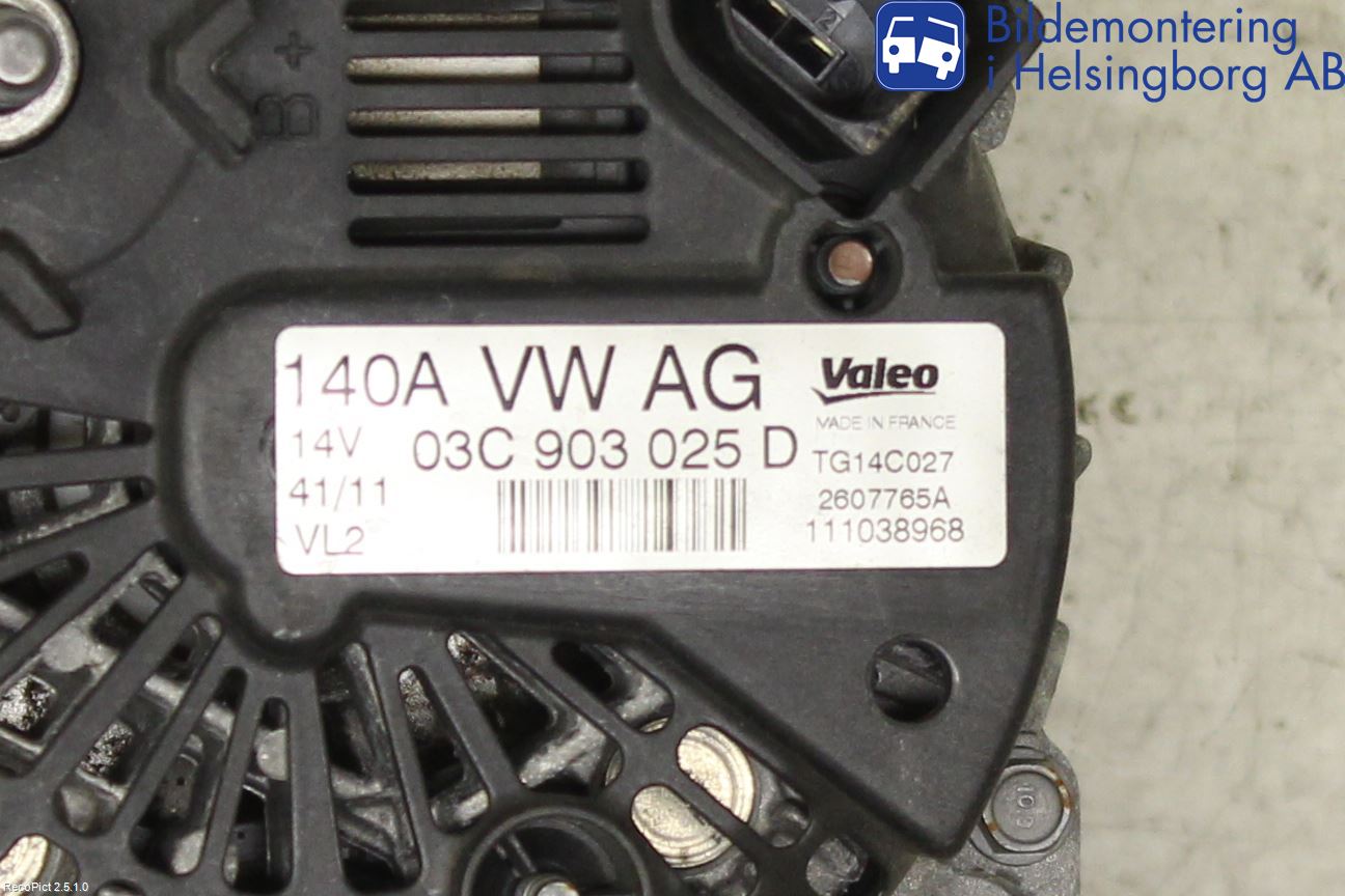 Volkswagen VW GOLF PLUS/CROSS GOLF 04-14 Dynamo