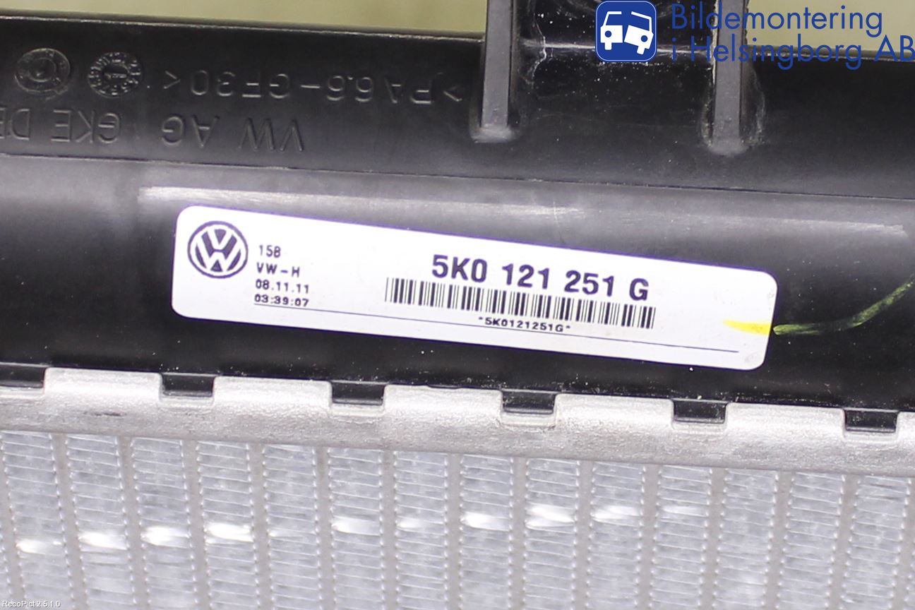 Volkswagen VW GOLF PLUS/CROSS GOLF 04-14 Radiator Automat