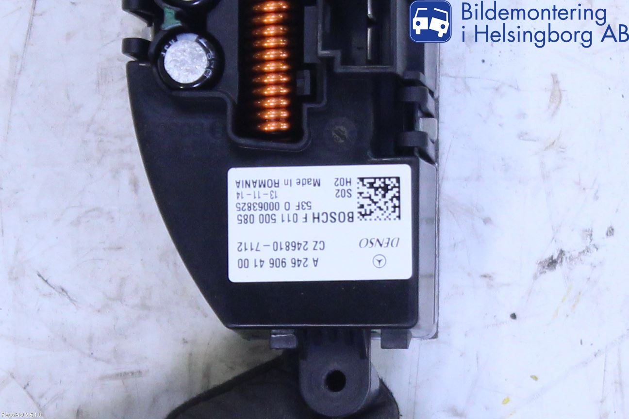 Mercedes-Benz MB B-KLASS (W246/W242) 12-19 Varmeapparat Viftemotstand