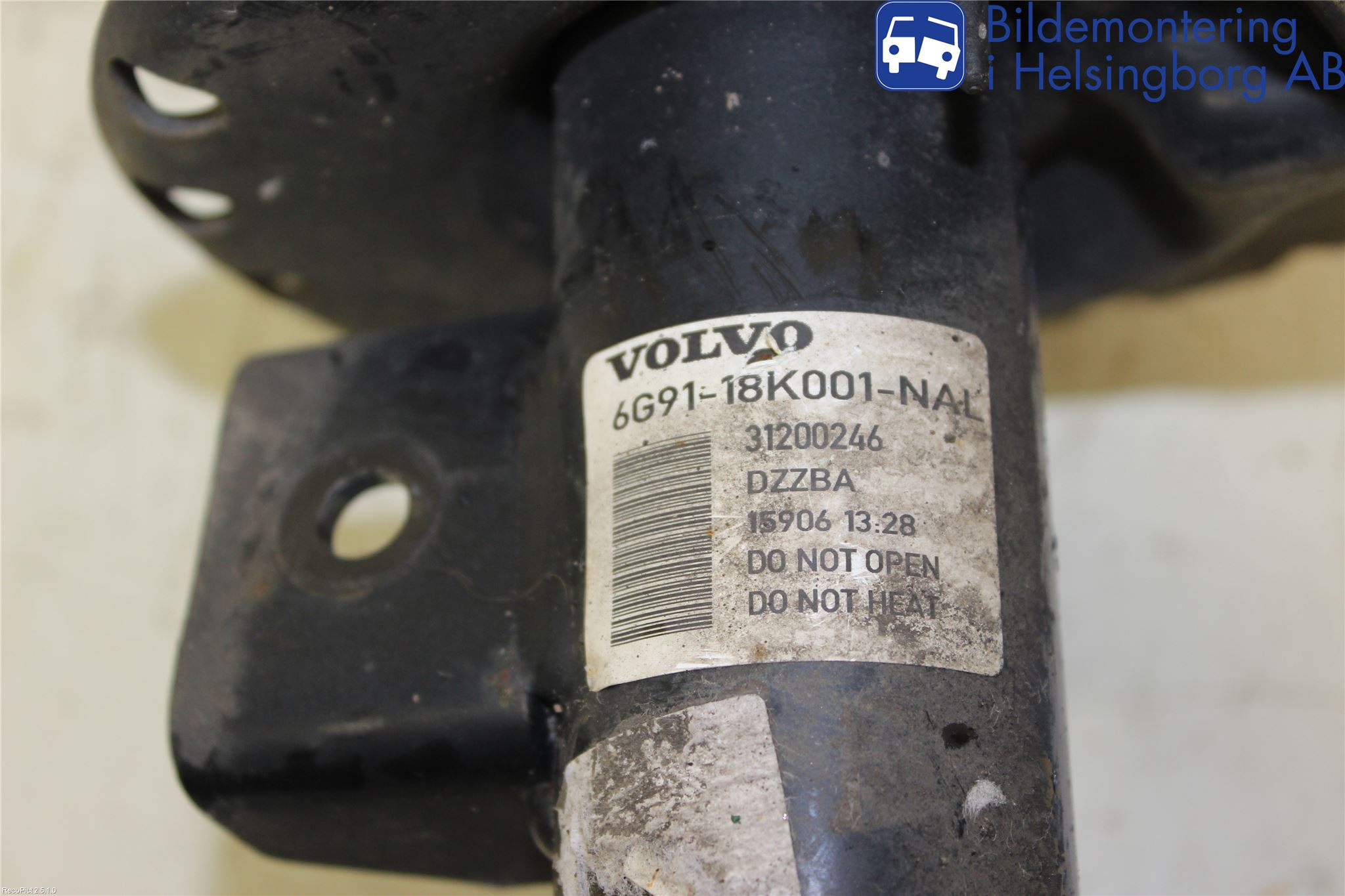 Volvo S80 07-13 Fjærbein Foran Venstre