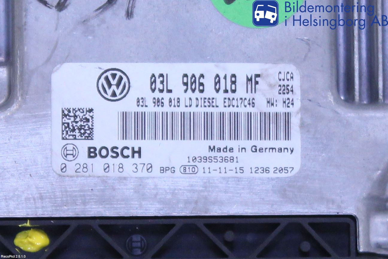 Seat EXEO Styreenhet Dieselpumpe
