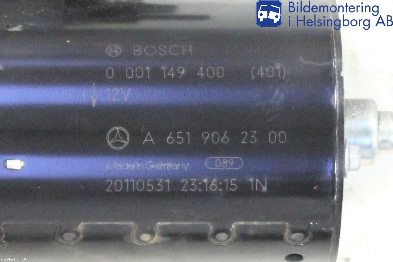 Mercedes-Benz MB GLK-KLASS (X204) 08-16 Startmotor Diesel