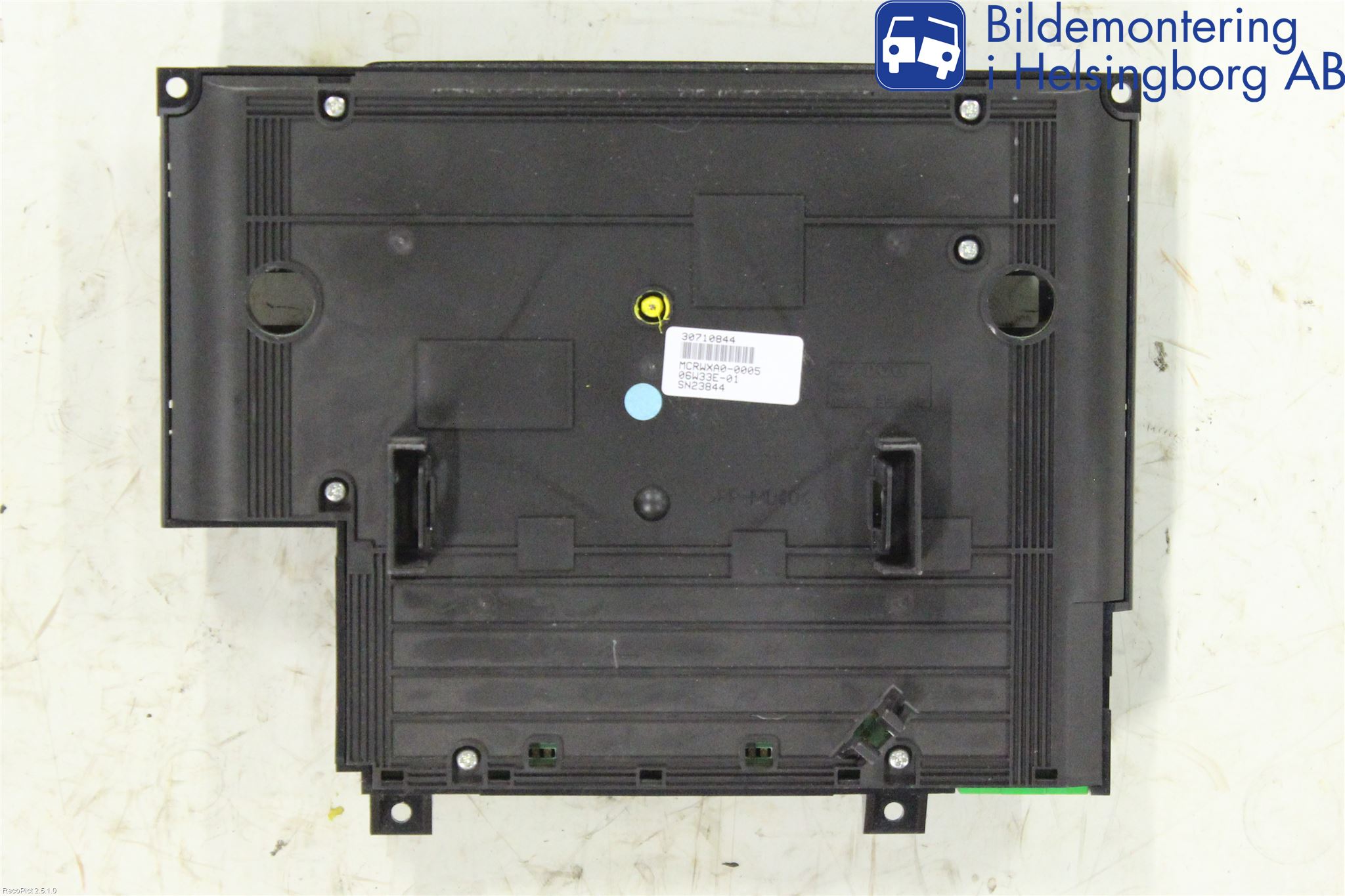 Volvo S80 07-13 Varme Ac Betjening-Display