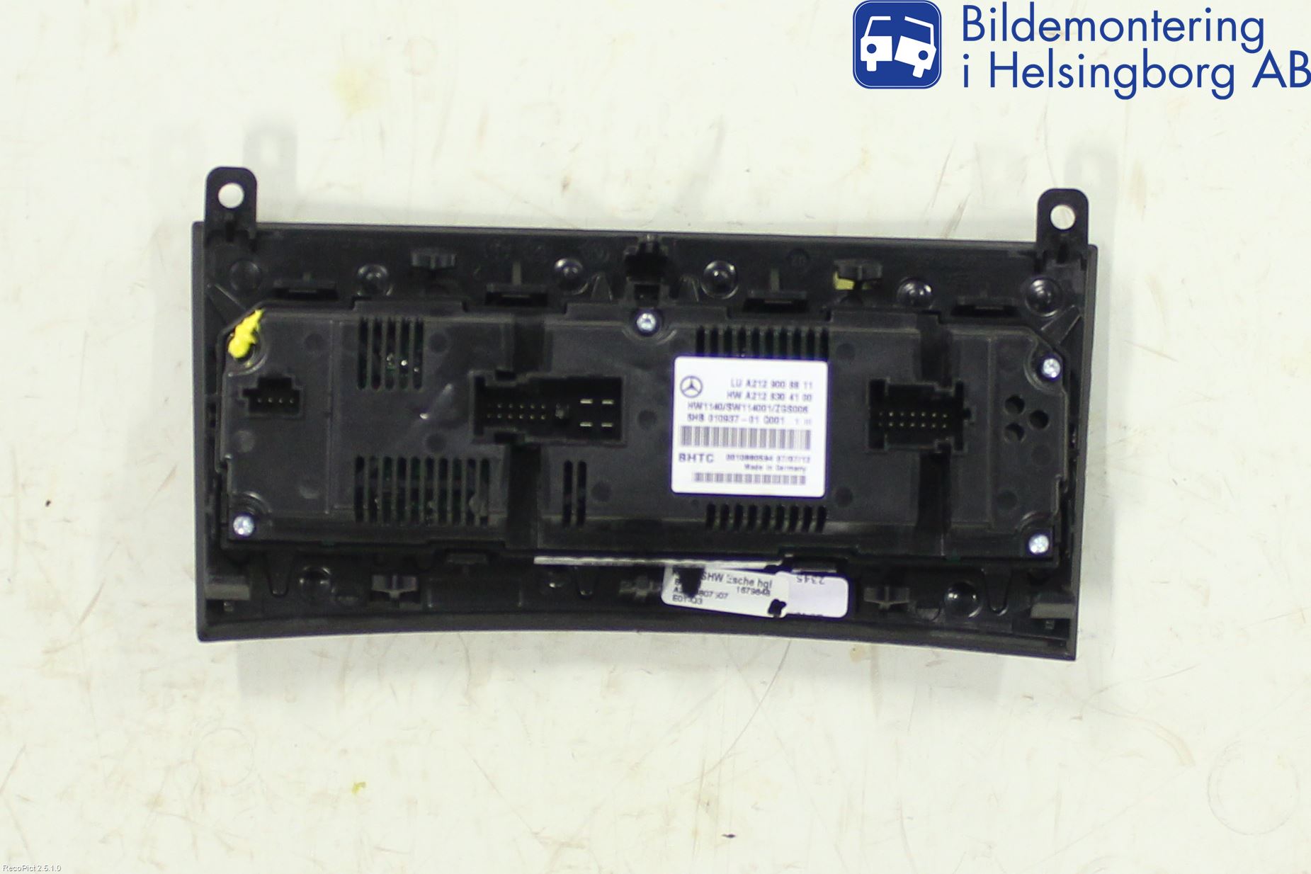 Mercedes-Benz MB E-KLASS (W212) 09-16 Varme Ac Betjening-Display
