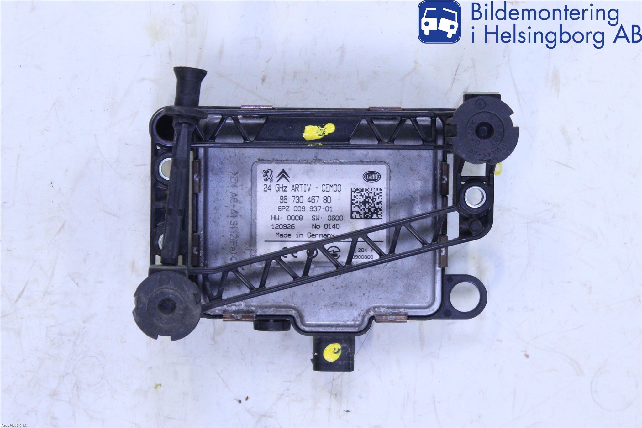 Peugeot 3008 09-16 Sensor Fartsbegrensning
