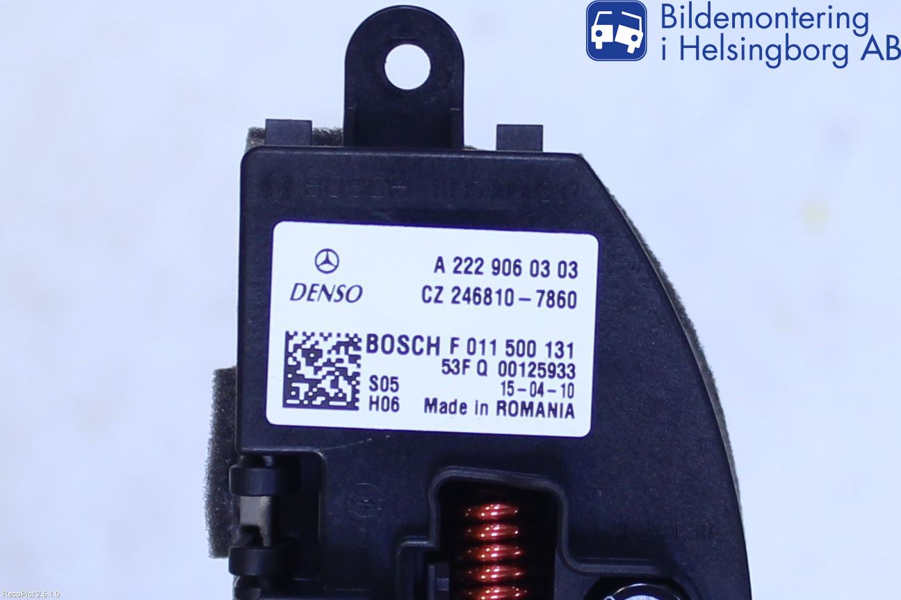 Mercedes-Benz MB GLA-KLASS (X156) 13-20 Varmeapparat Viftemotstand