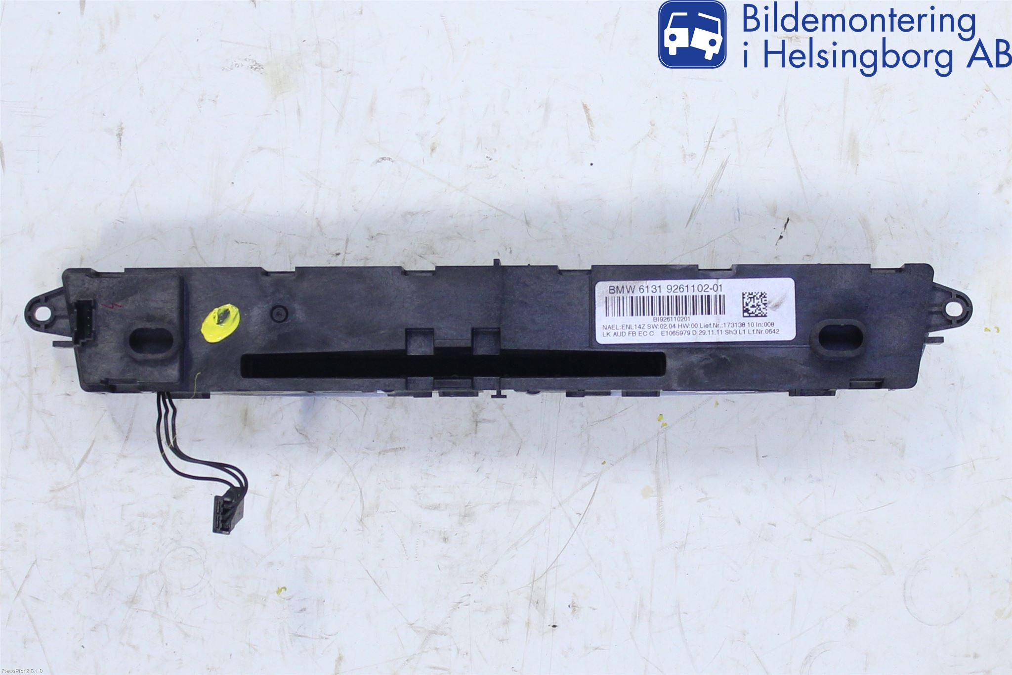 BMW 1 F20/F21 11-19 Stereo Radio Øvrig
