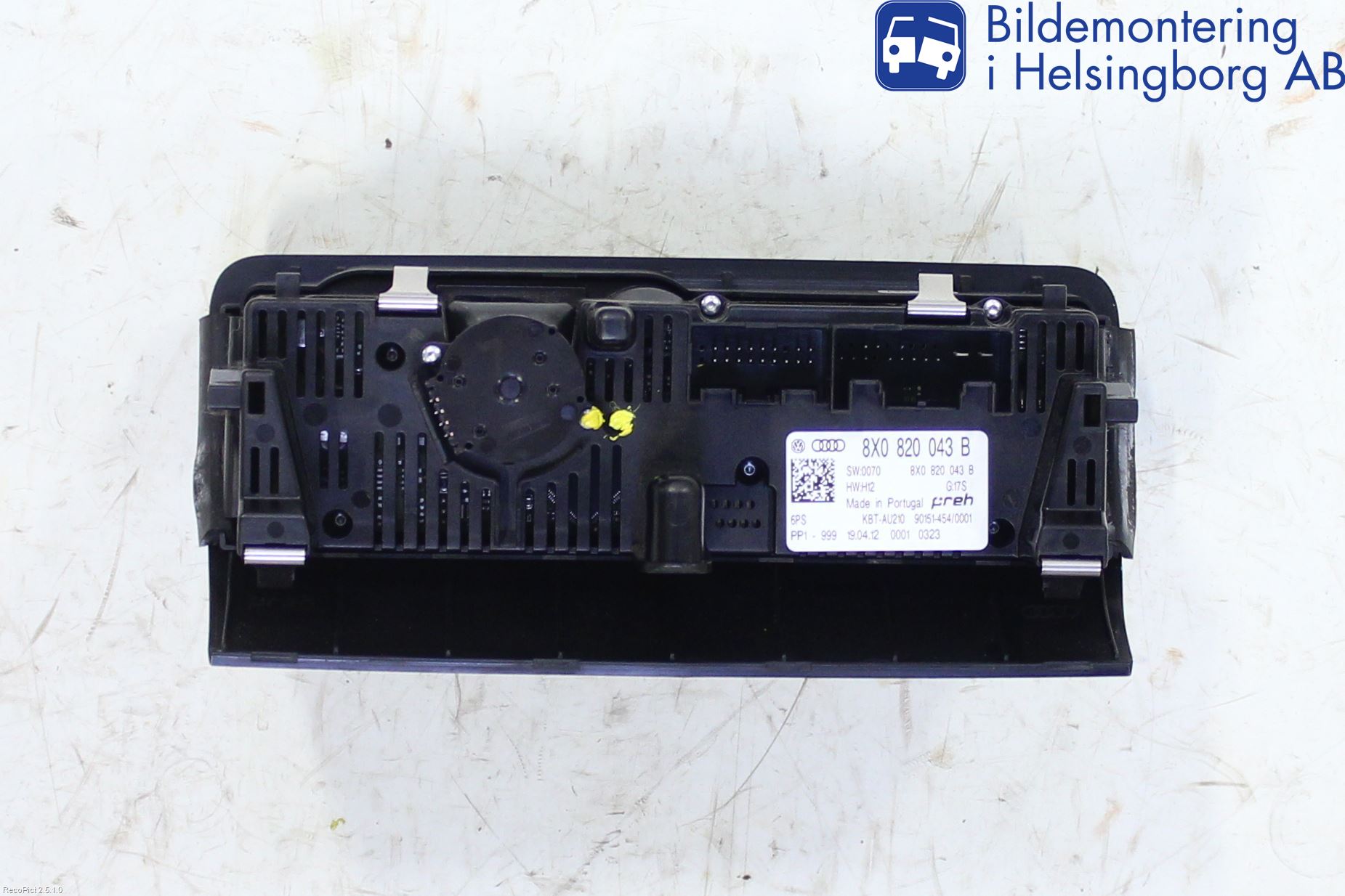Audi A1/S1 11-18 Varme Ac Betjening-Display