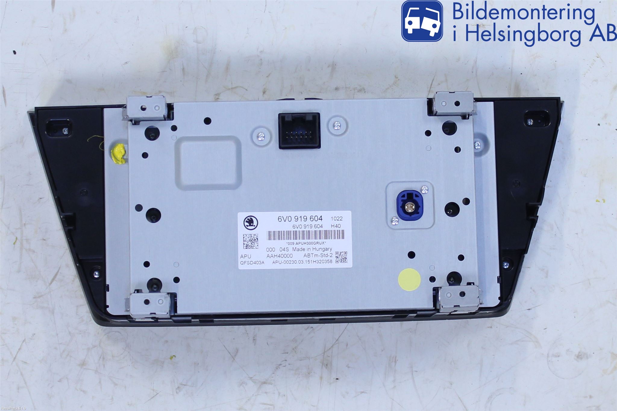 Skoda FABIA 15-21 Instr Varselys - Display