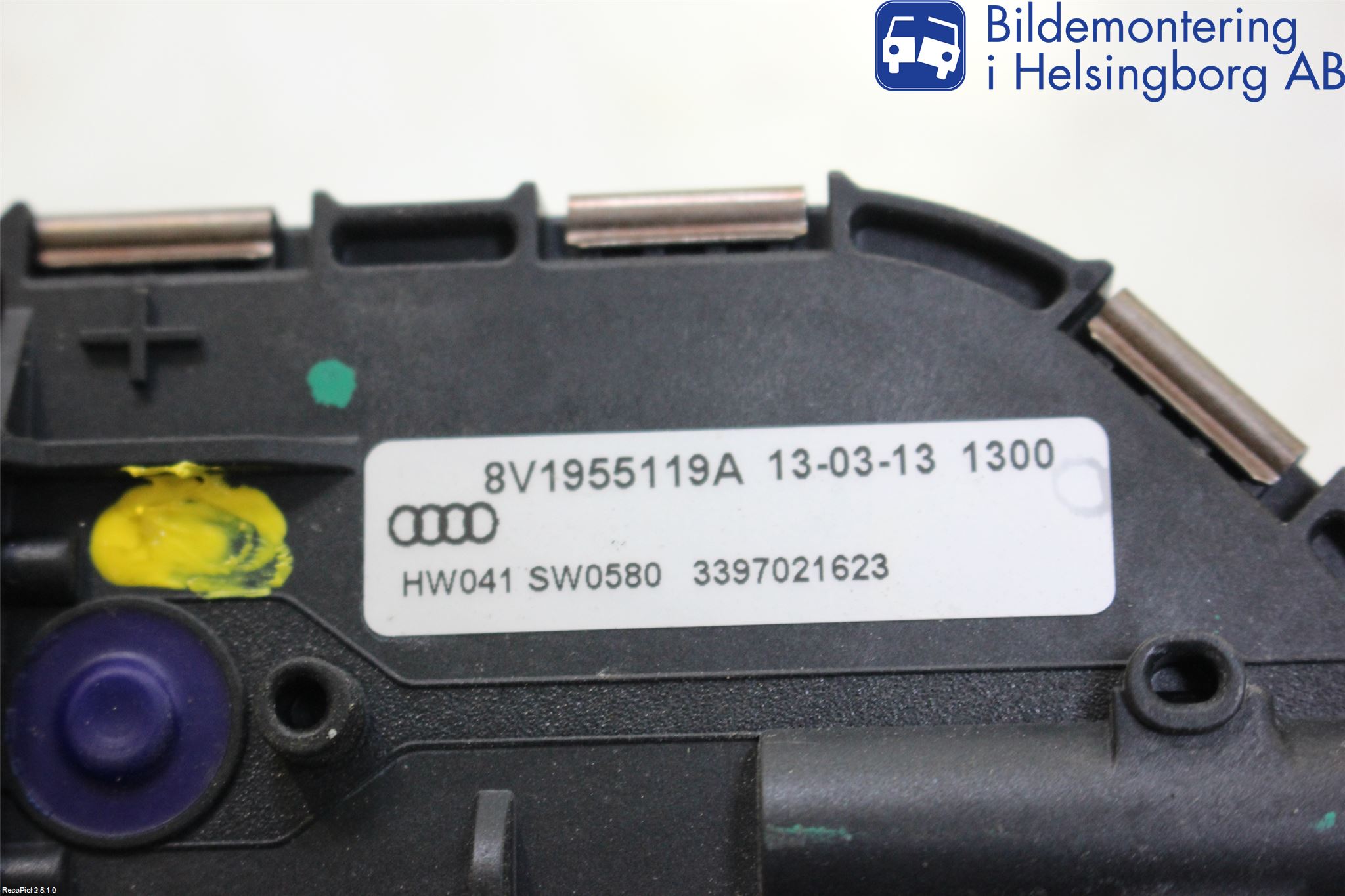 Audi A3/S3 8V 13-20 Viskermotor Frontrute