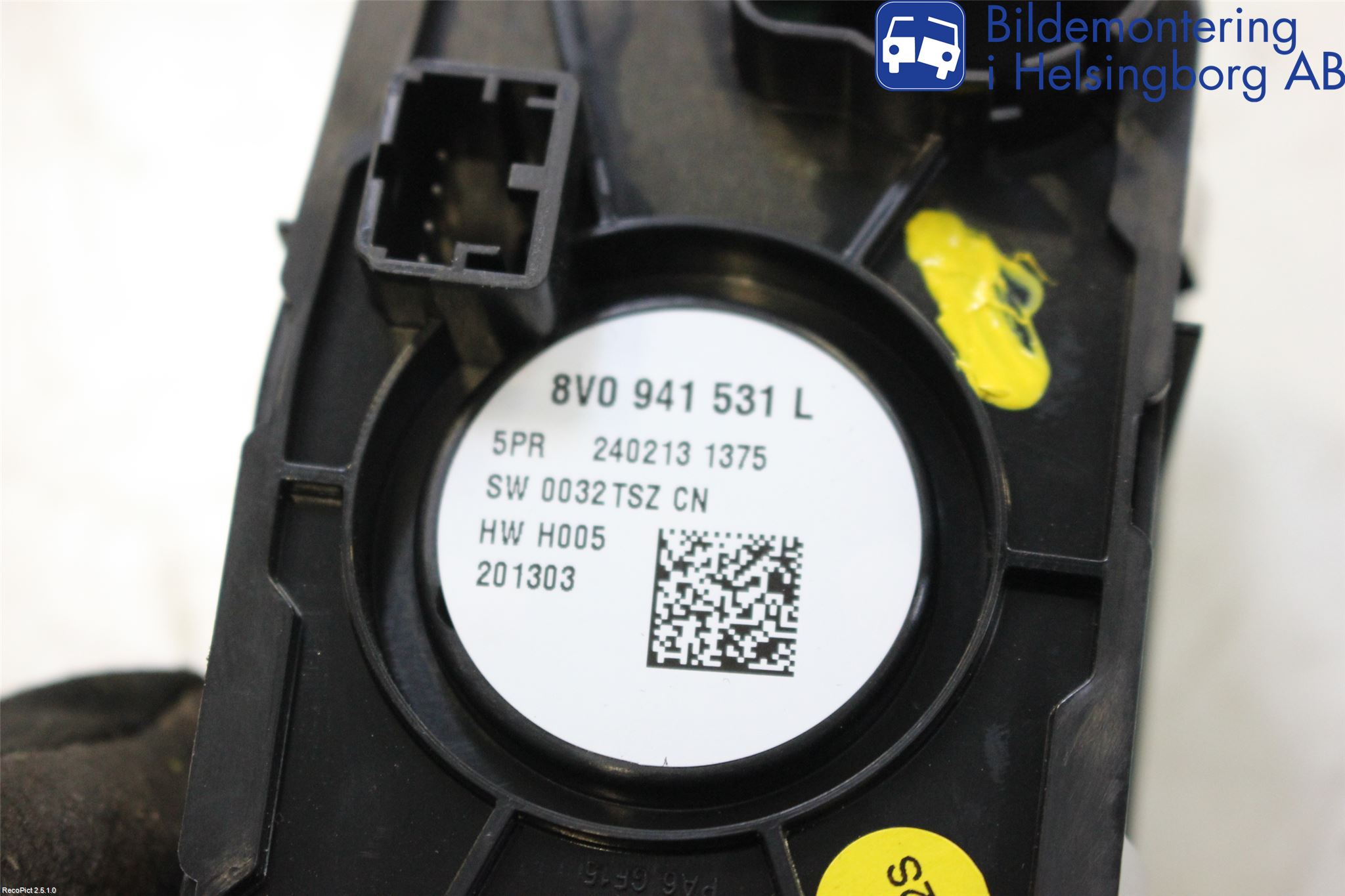 Audi A3/S3 8V 13-20 Bryter Hovedlys