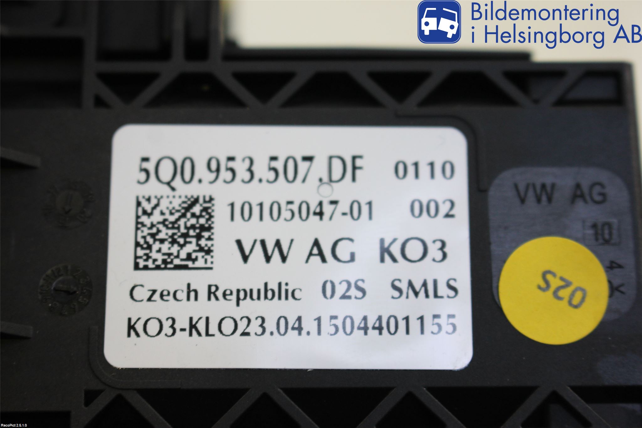 Skoda OCTAVIA (5E) 13-20 Bryter Ratt Kombi H Og V