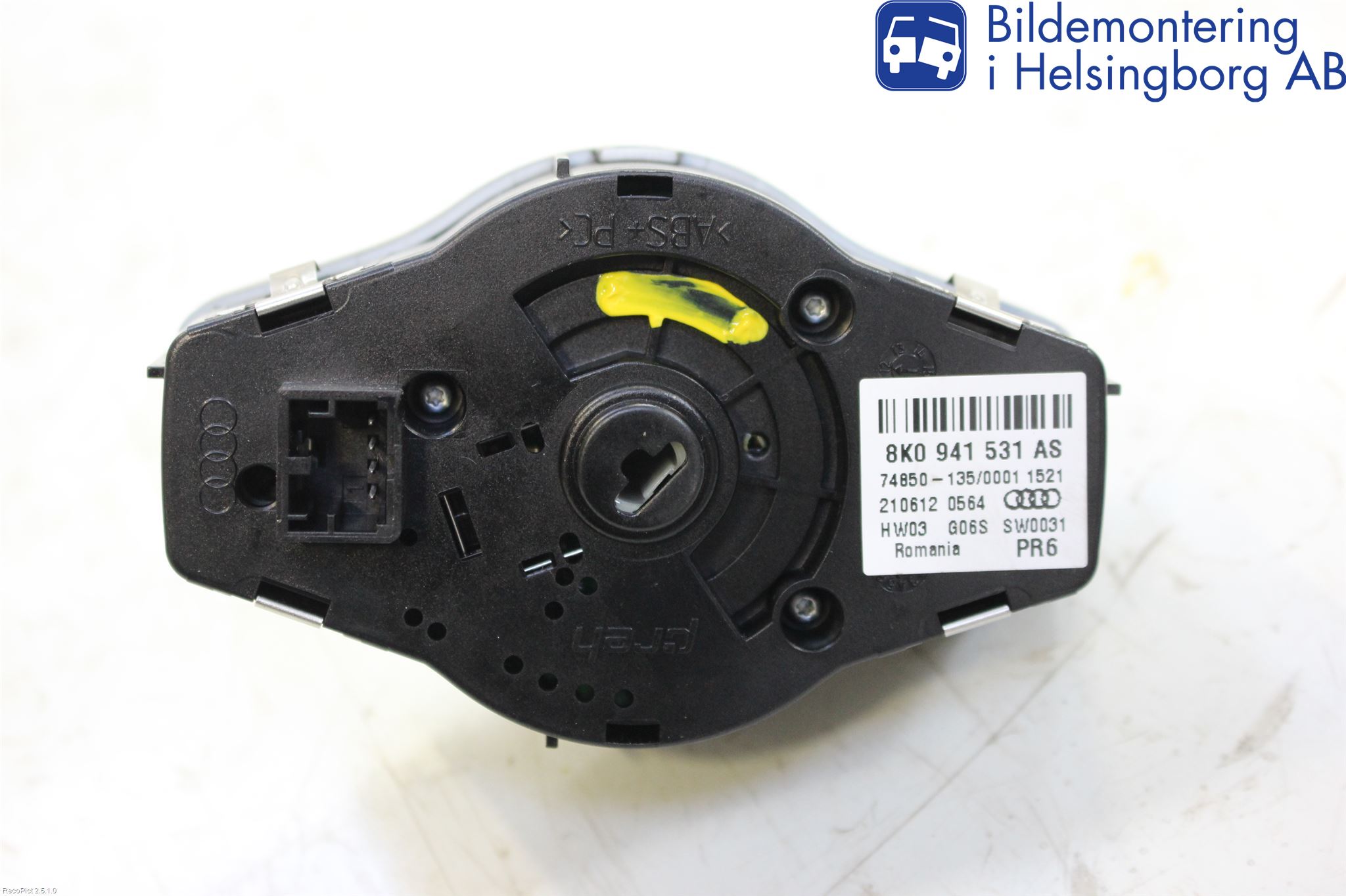Audi A4 12-15 Bryter Hovedlys