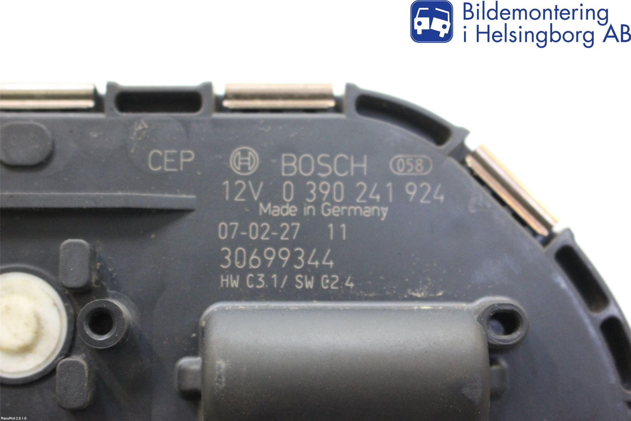 Volvo S40 04-07 Viskermotor Frontrute