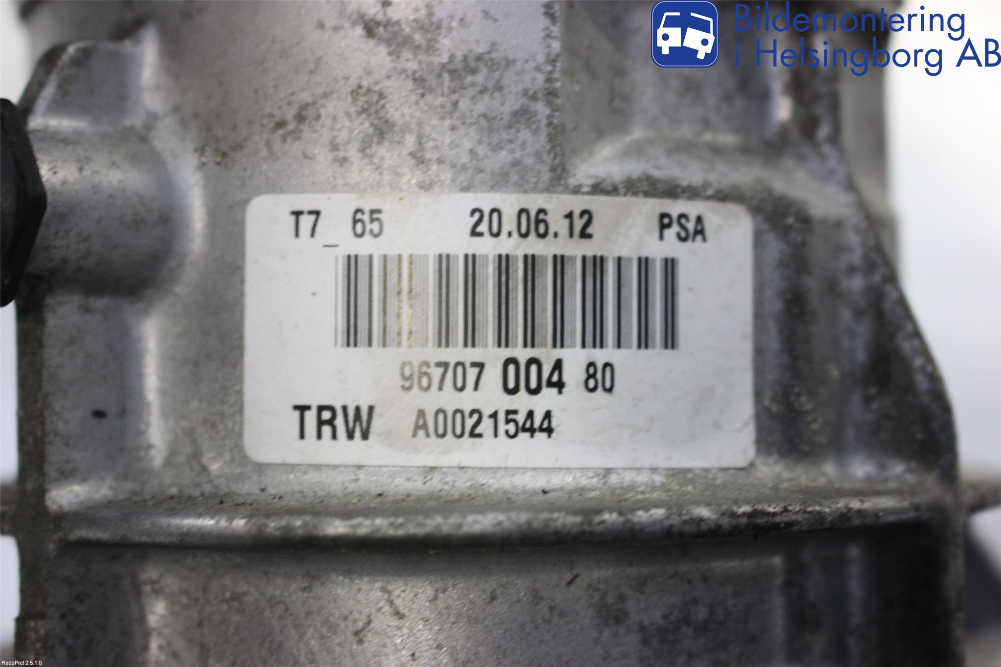Peugeot 308 08-13 Servostyring Eletrisk Pumpe