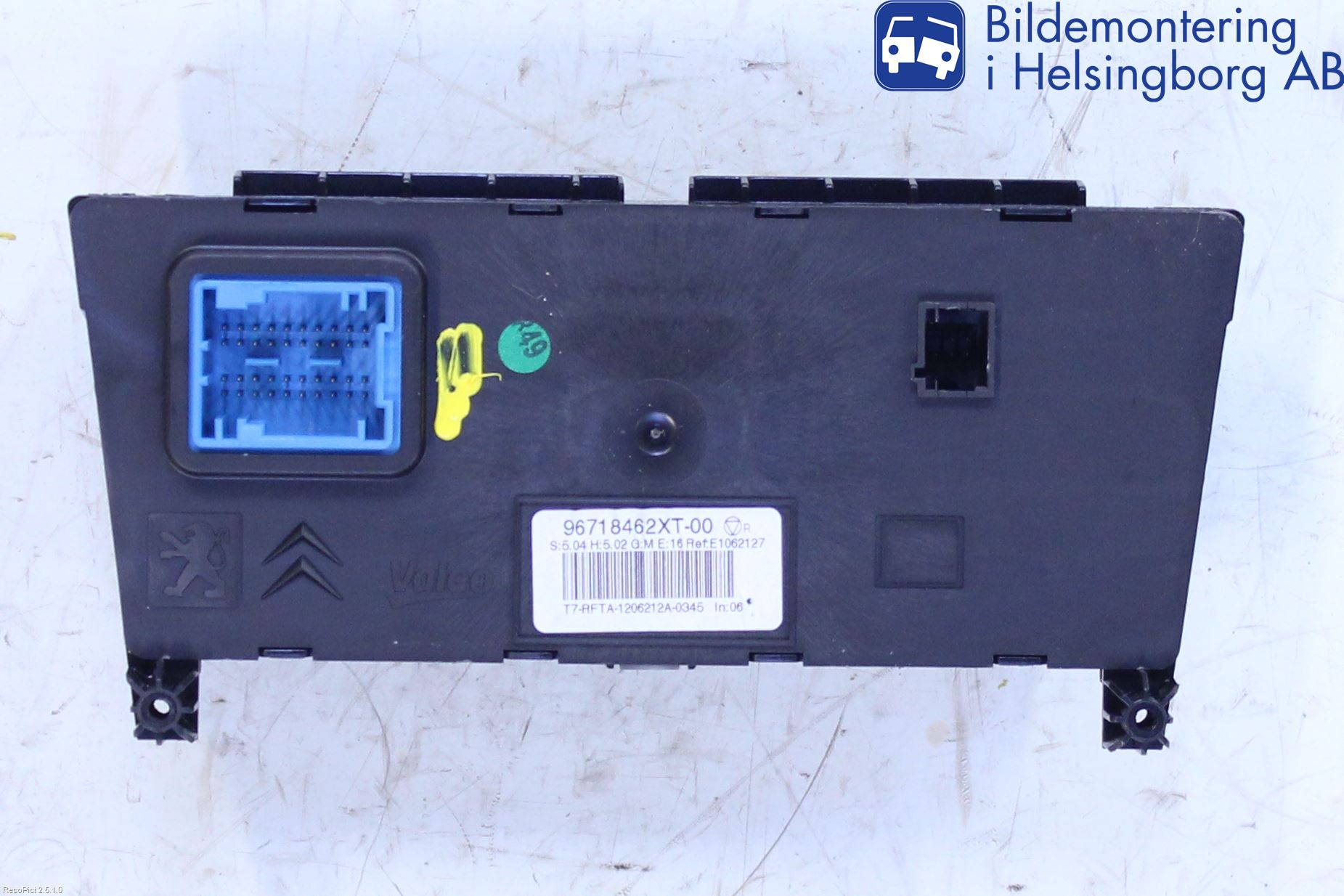 Peugeot 308 08-13 Varme Ac Betjening-Display