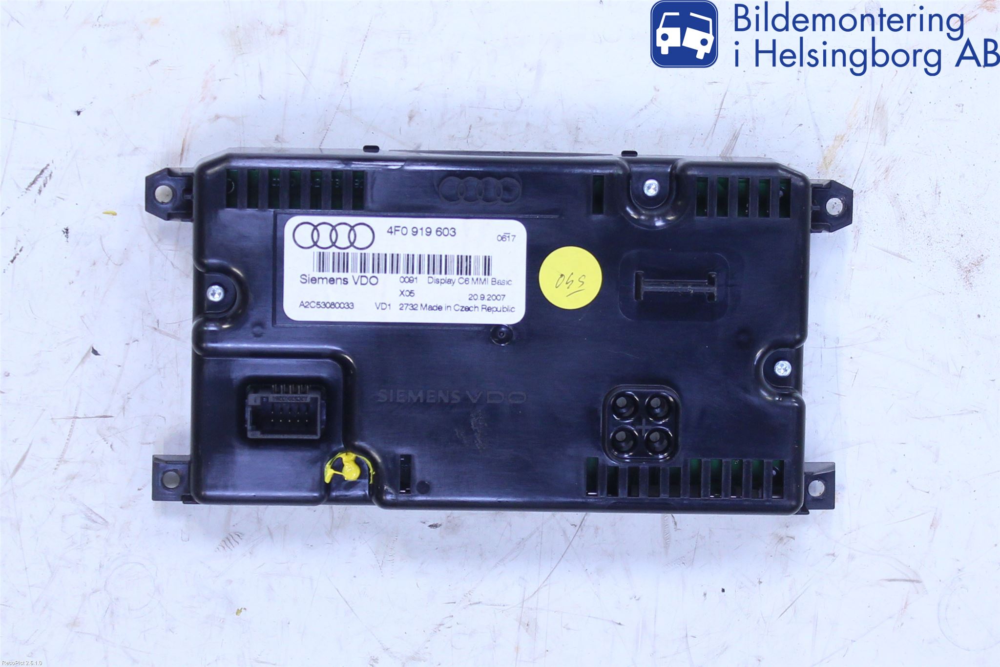 Audi A6/S6     05-11 Instr Varselys - Display