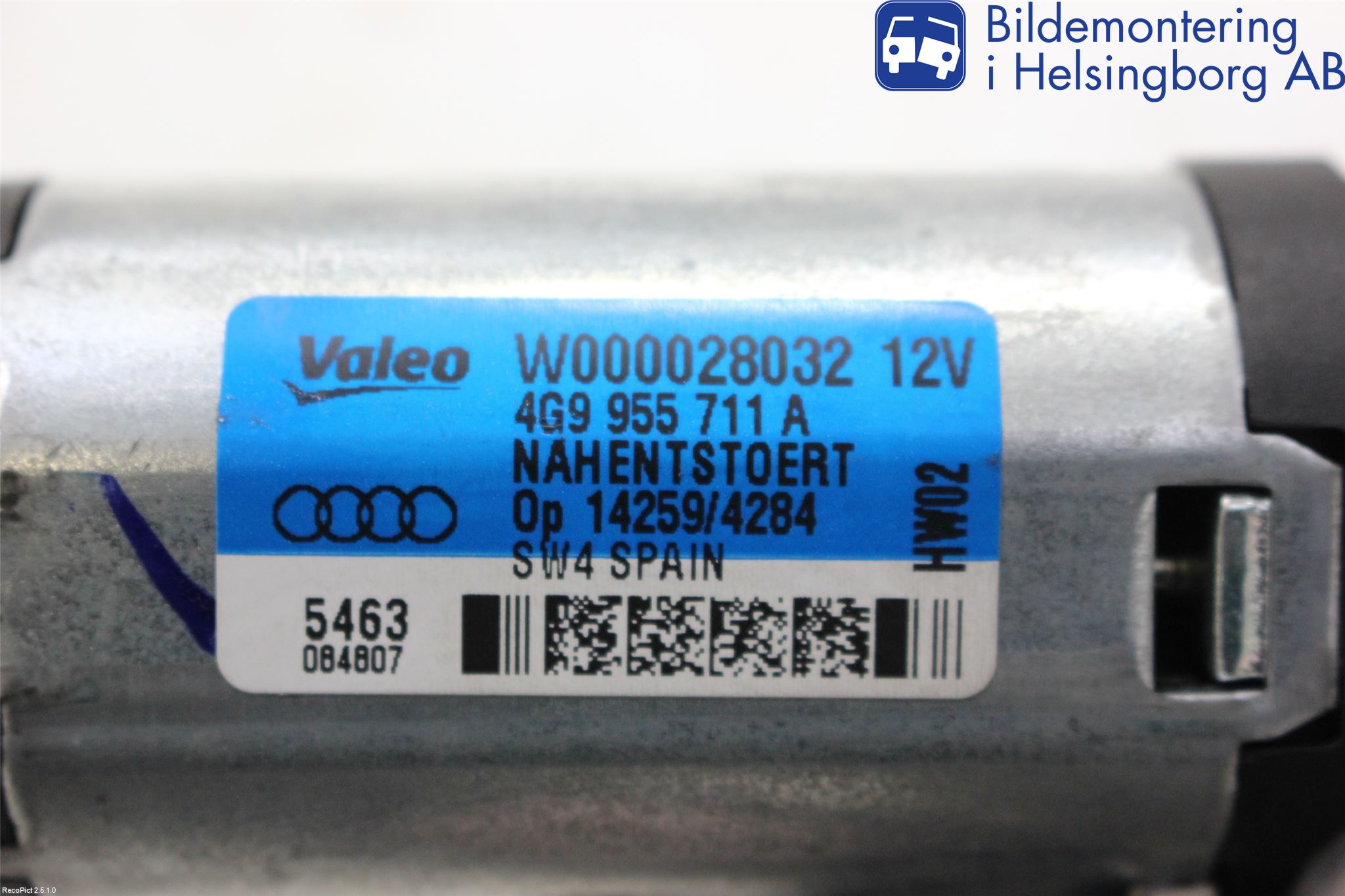 Audi A6/S6 4G 11-18 Viskermotor Bakluke