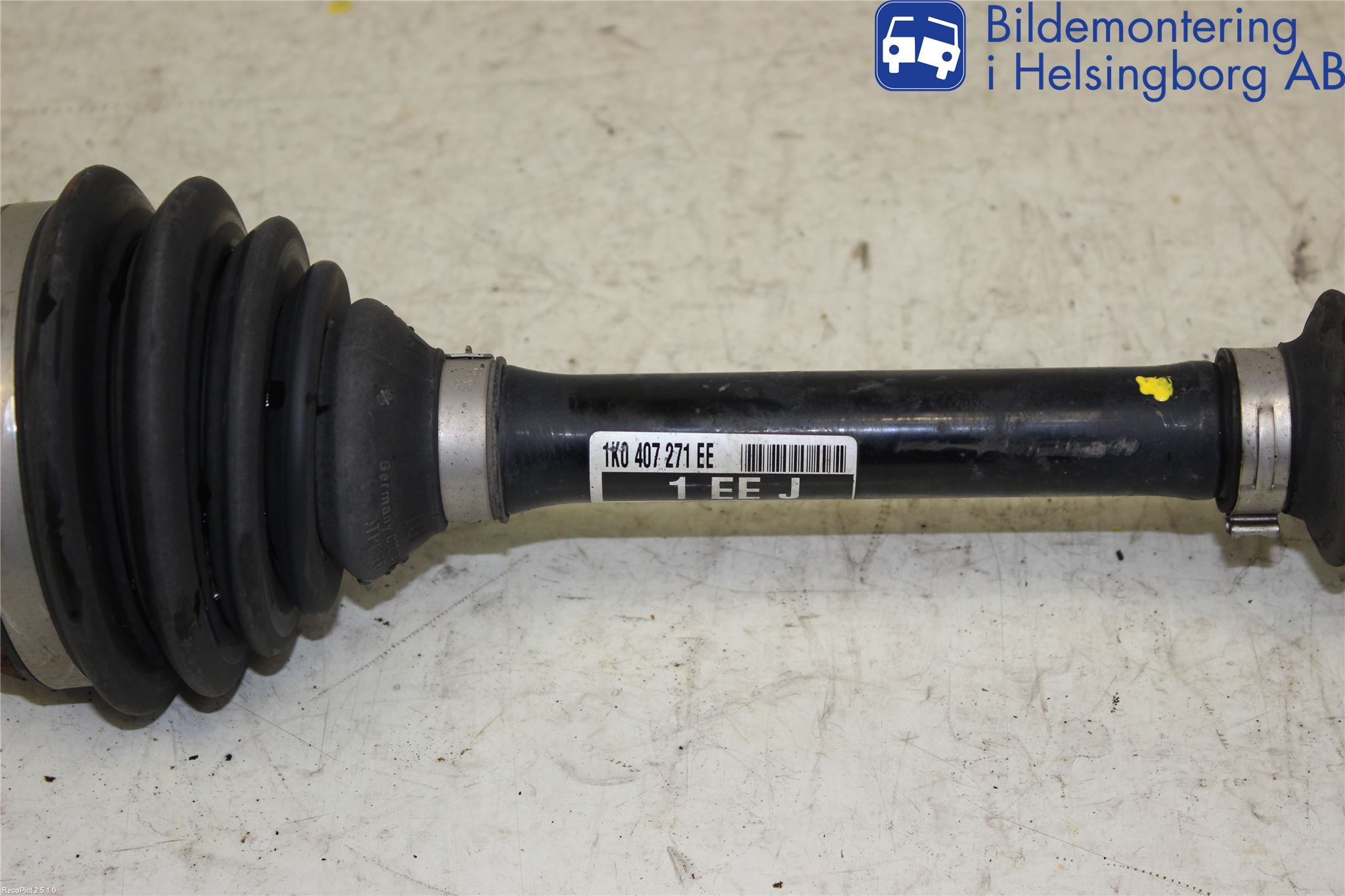 Audi A3/S3 05-13 Drivaksel Foran Kompl Venstre