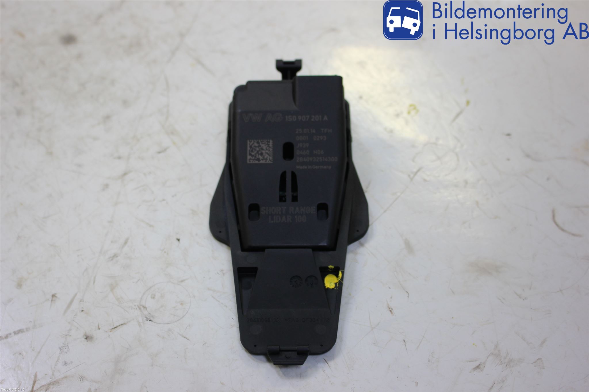 Volkswagen VW UP! / E-UP! Sensor Kollisjonsbeskyttelse