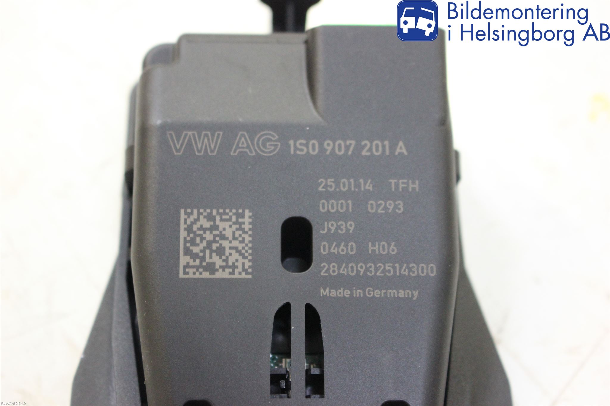 Volkswagen VW UP! / E-UP! Sensor Kollisjonsbeskyttelse