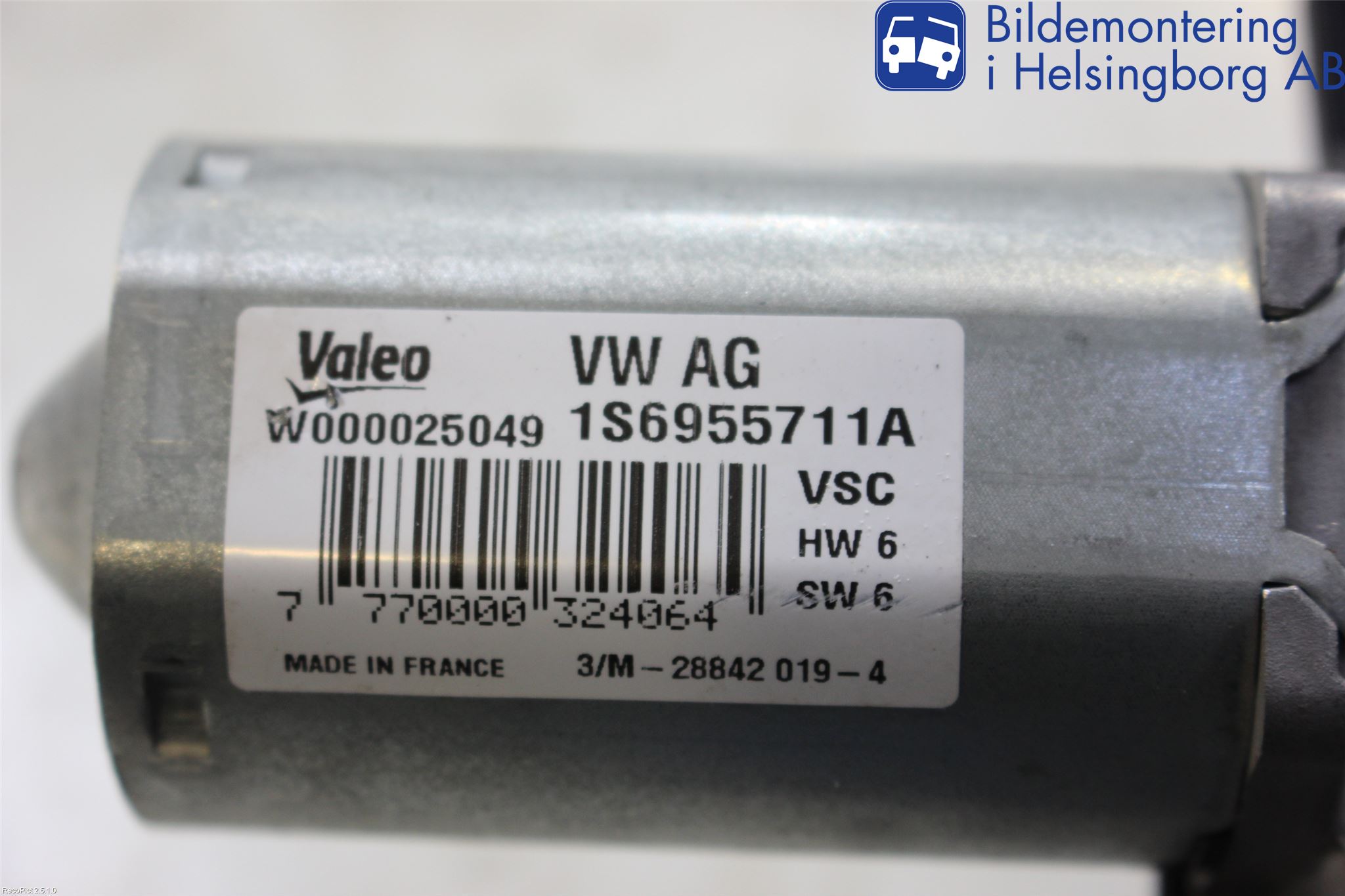 Volkswagen VW UP! / E-UP! Viskermotor Bakluke