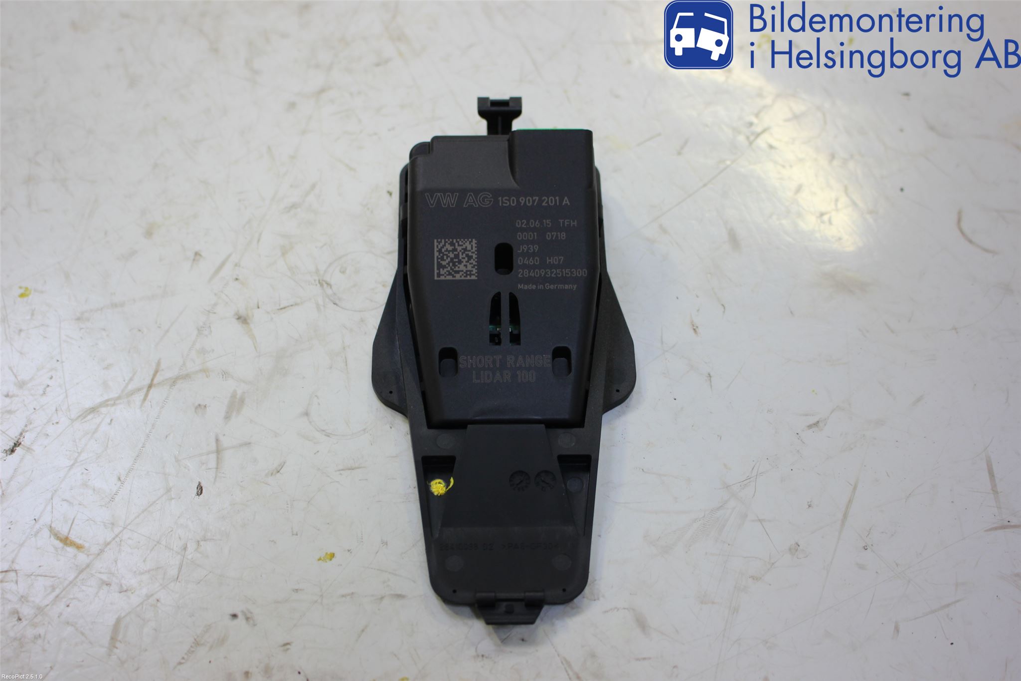 Volkswagen VW UP! / E-UP! Sensor Kollisjonsbeskyttelse
