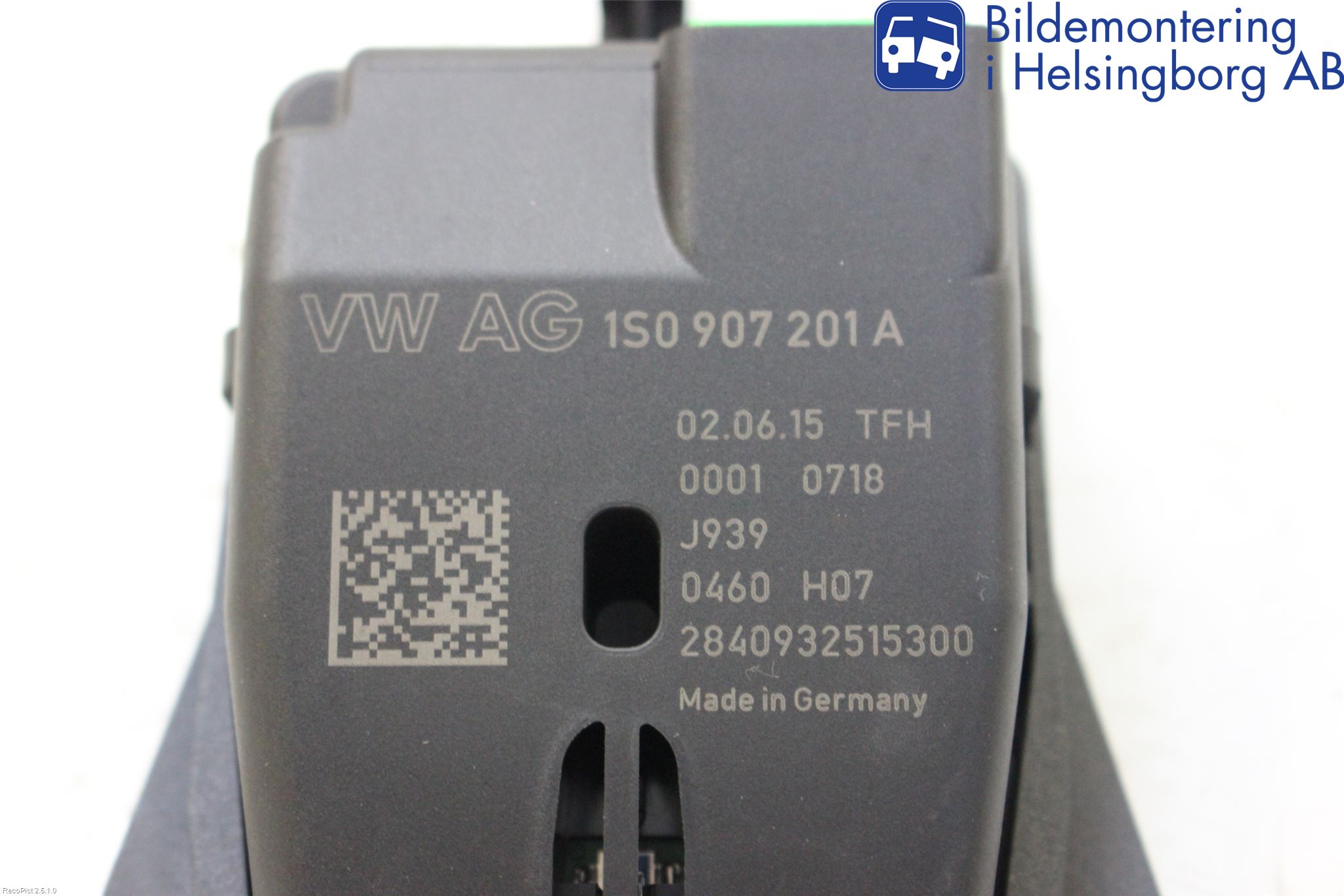 Volkswagen VW UP! / E-UP! Sensor Kollisjonsbeskyttelse