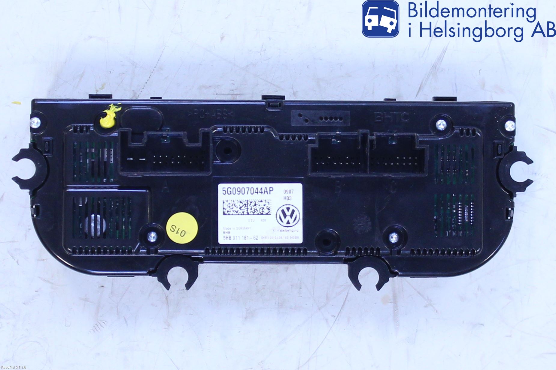 Volkswagen VW GOLF SPORTSVAN 15-20 Varme Ac Betjening-Display