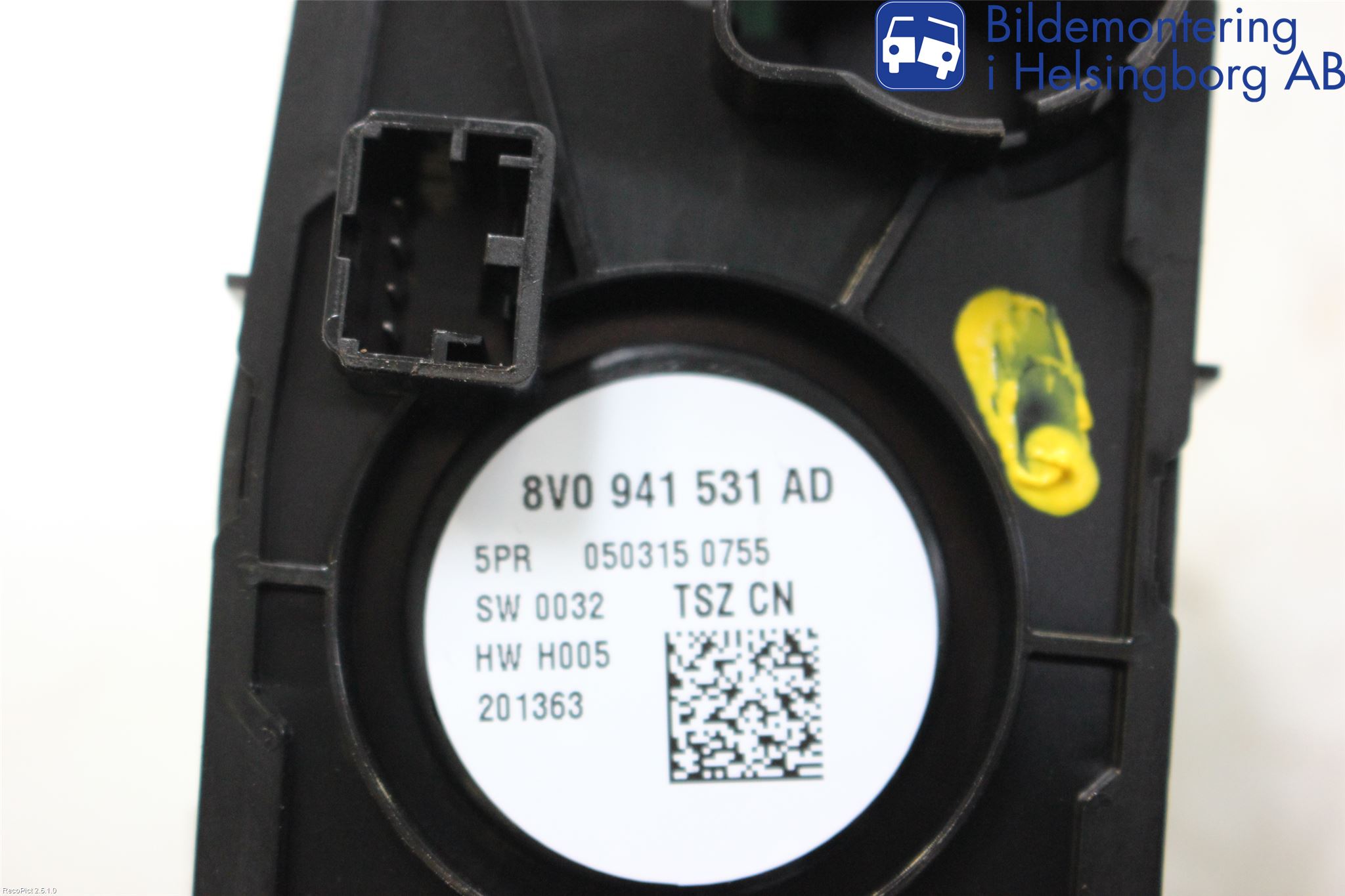 Audi A3/S3 8V 13-20 Bryter Hovedlys