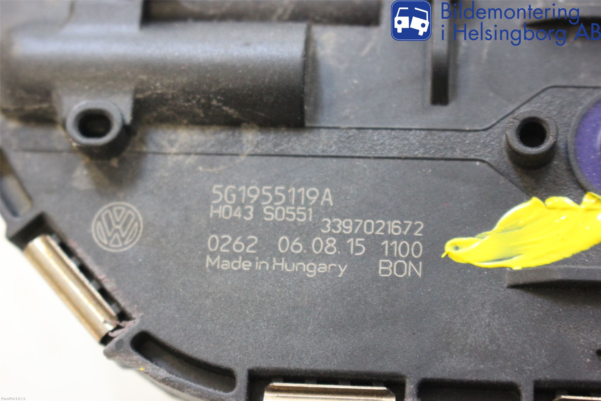 Volkswagen VW GOLF / E-GOLF VII 13-20 Viskermotor Frontrute