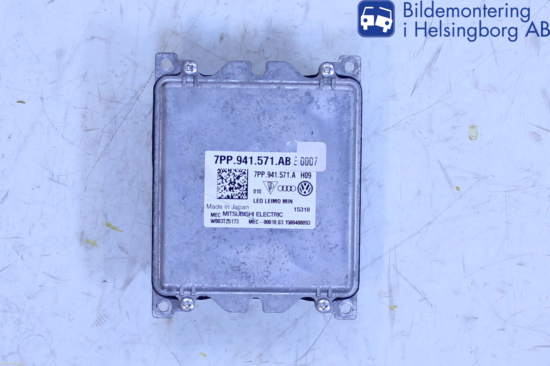 Volkswagen VW PASSAT 15-19 Styreenhet Xenon