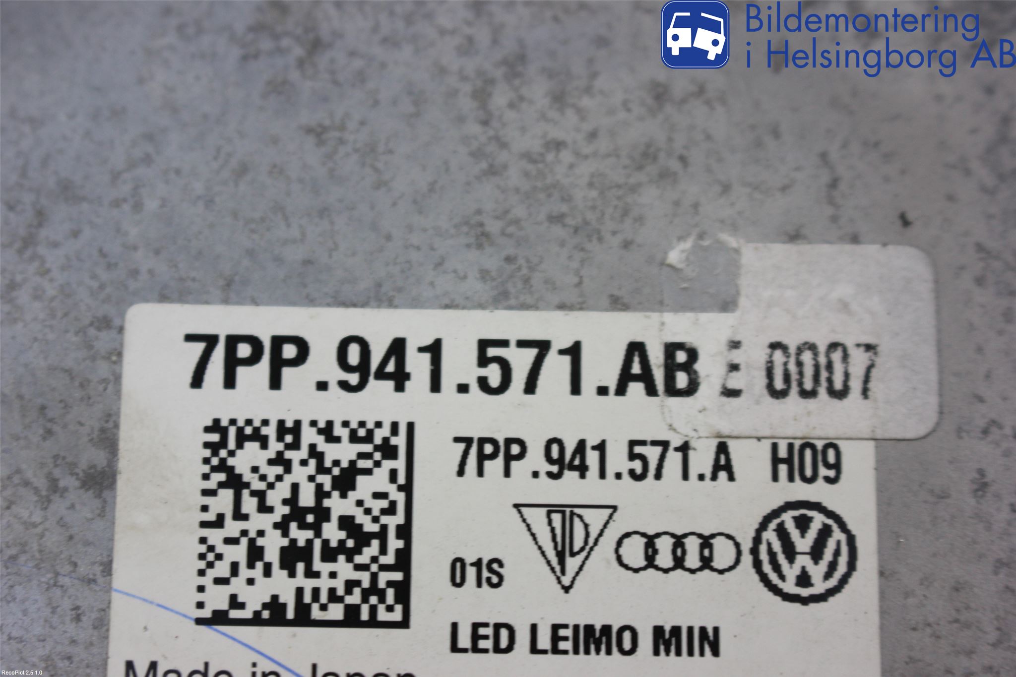 Volkswagen VW PASSAT 15-19 Styreenhet Xenon